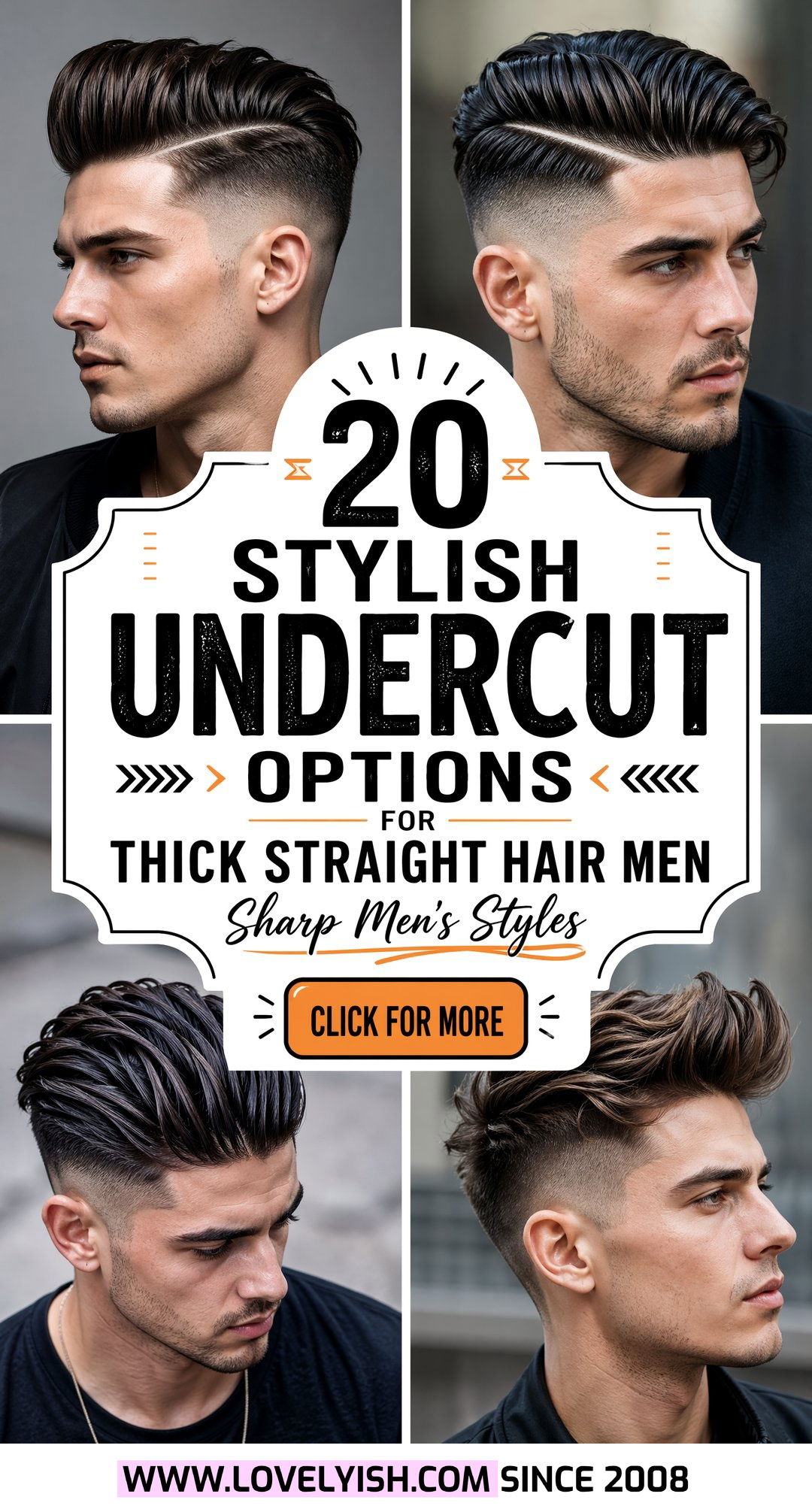 20 Stylish Undercut Options for Thick Straight Hair Men - 20 Stylish Undercut Options for Thick Straight Hair Men