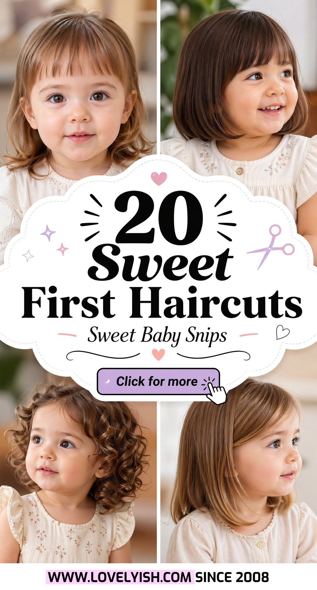 20 Sweet First Haircut Ideas for Baby Girls You Will Love - 20 Sweet First Haircut Ideas for Baby Girls You Will Love
