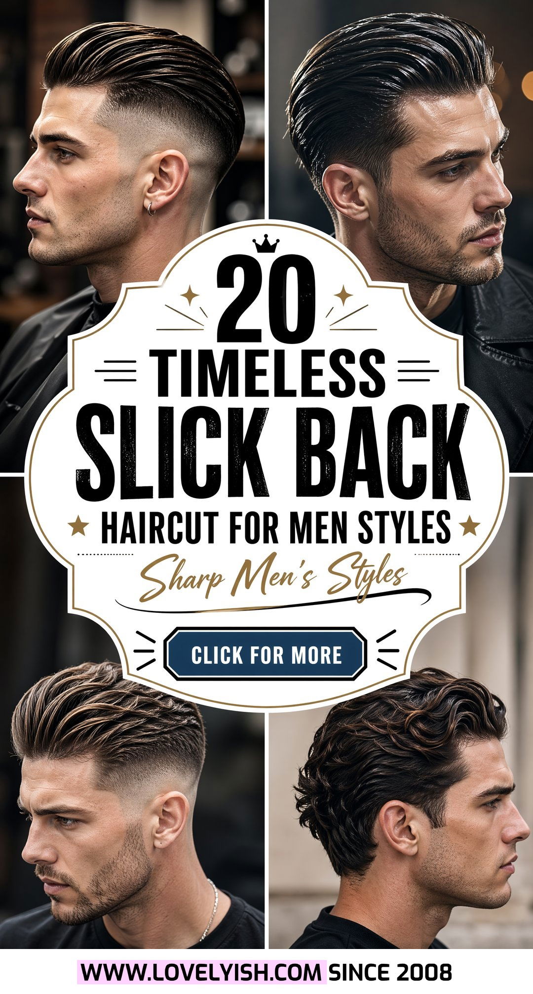 20 Timeless Slick Back Haircut for Men Styles to Try Now - 20 Timeless Slick Back Haircut for Men Styles to Try Now