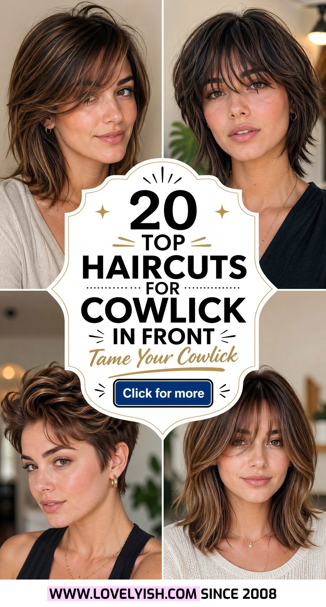 20 Top Haircuts For Cowlick In Front To Style With Ease Now - 20 Top Haircuts For Cowlick In Front To Style With Ease Now