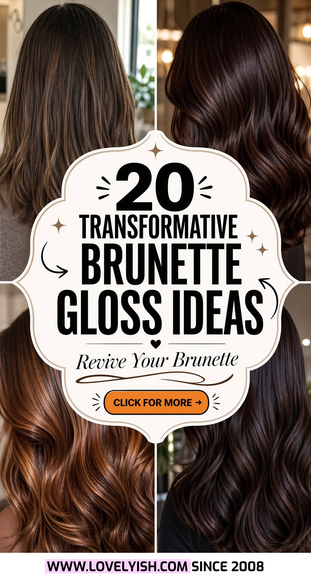20 Transformative Brunette Gloss For Dull Brown Hair Looks - 20 Transformative Brunette Gloss For Dull Brown Hair Looks