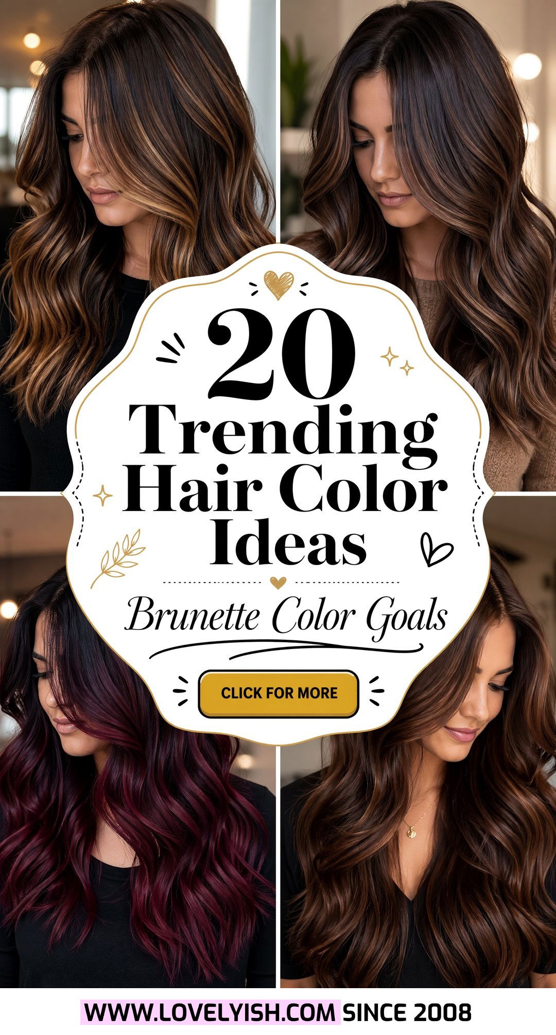 20 Trending Hair Color Ideas for Brunettes You Must Try Now - 20 Trending Hair Color Ideas for Brunettes You Must Try Now