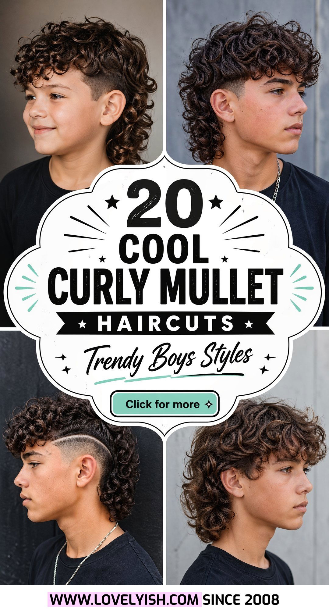 20 Trendy And Cool Curly Mullet Haircut For Boys To Try - 20 Trendy And Cool Curly Mullet Haircut For Boys To Try