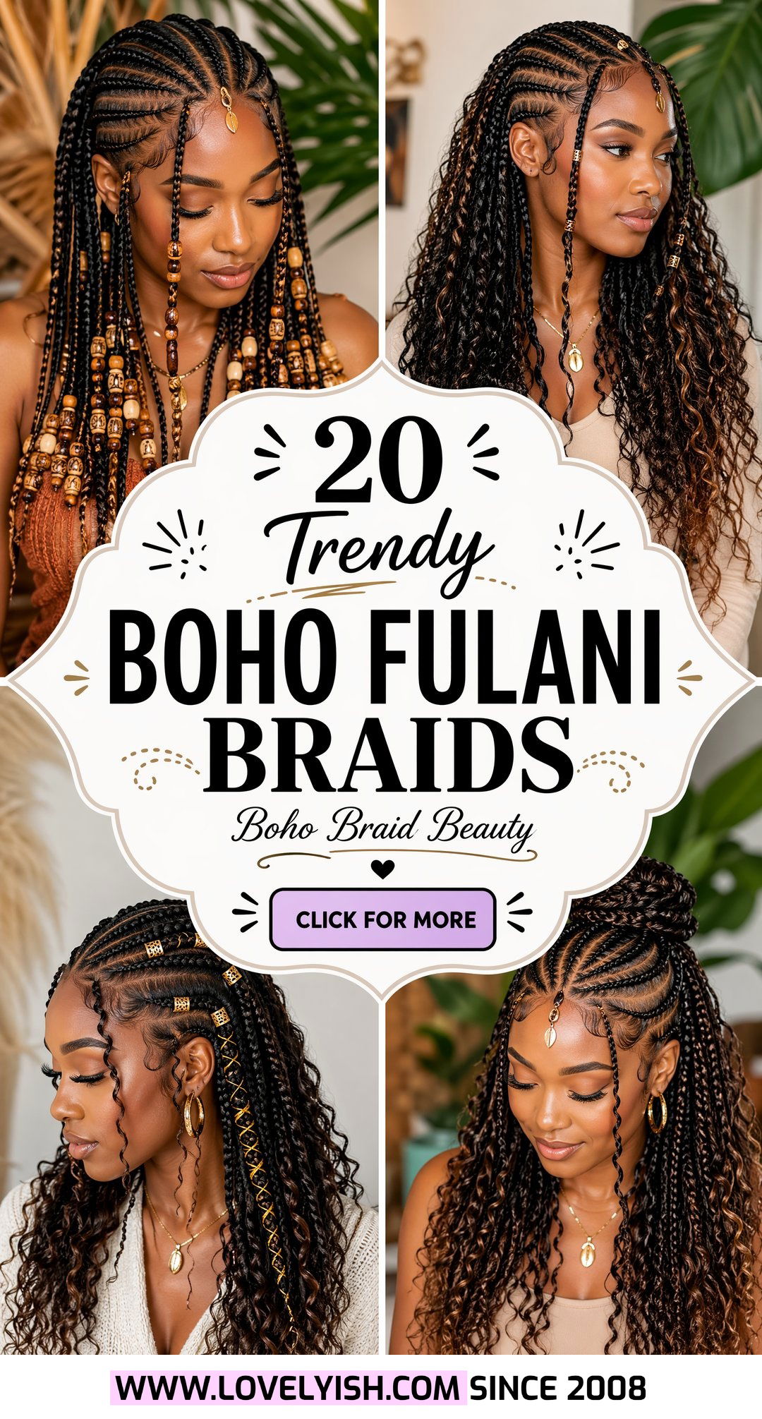 20 Trendy Boho Fulani Braids for a Chic and Cultural Vibe - 20 Trendy Boho Fulani Braids for a Chic and Cultural Vibe