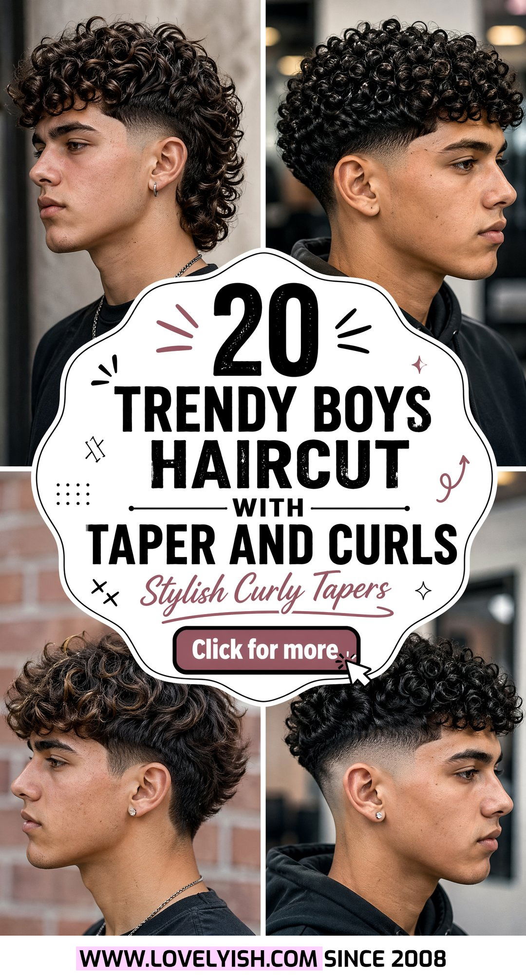 20 Trendy Boys Haircut With Taper And Curls For Stylish Kids - 20 Trendy Boys Haircut With Taper And Curls For Stylish Kids