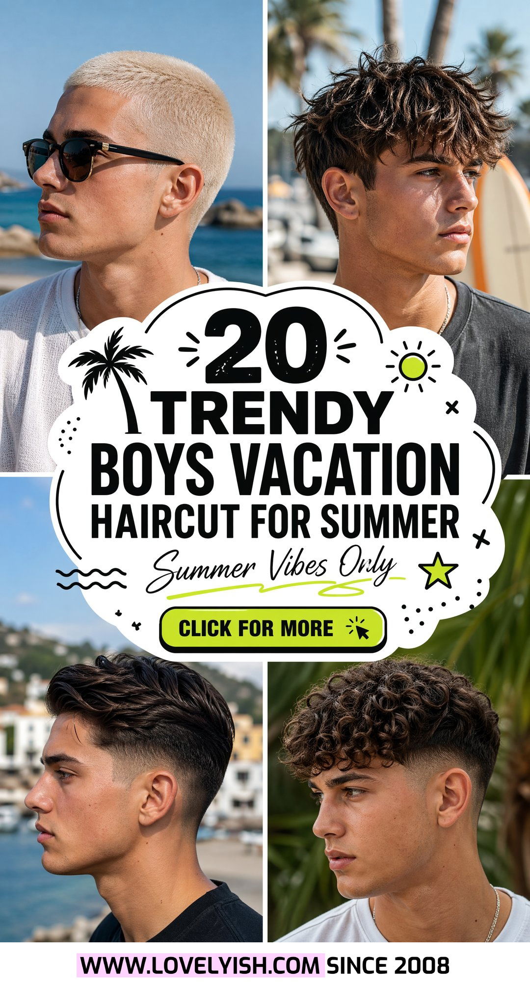 20 Trendy Boys Vacation Haircut for Summer Best Styles - 20 Trendy Boys Vacation Haircut for Summer: Best Styles