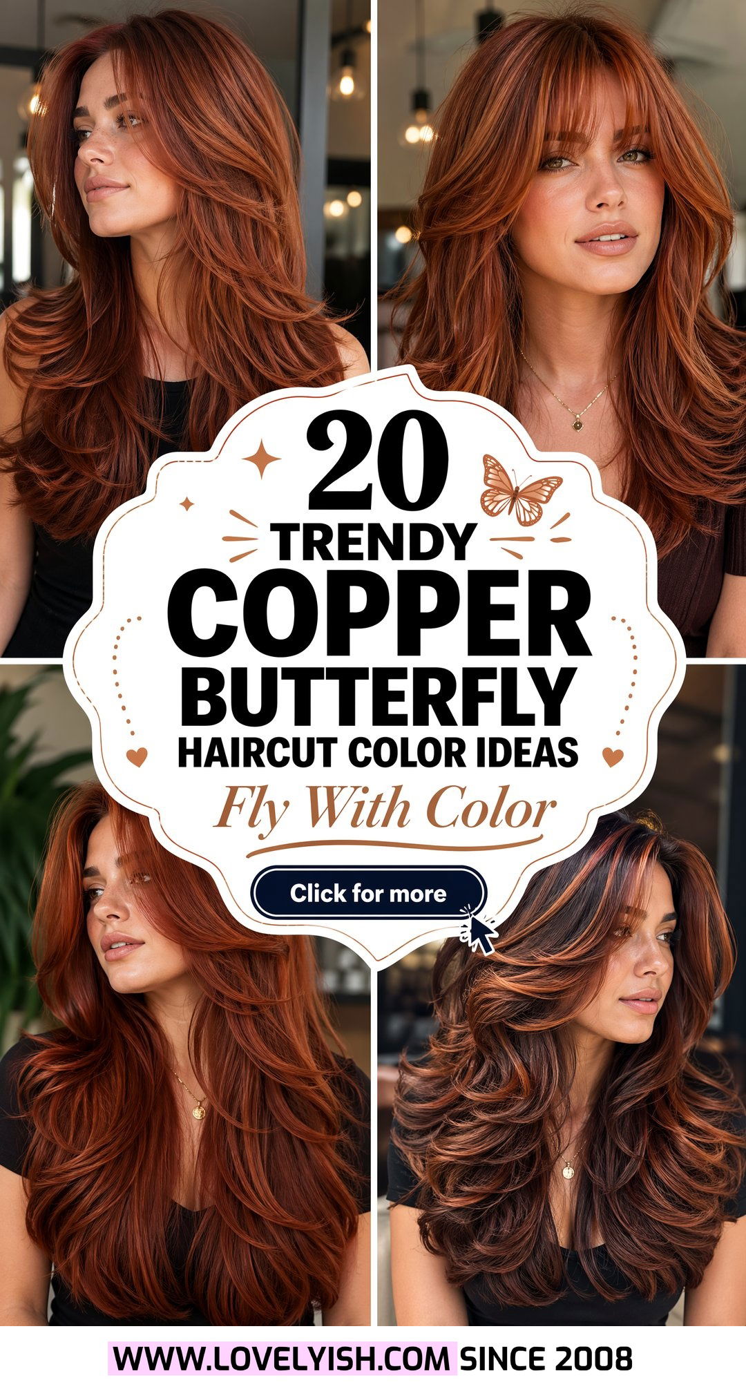 20 Trendy Copper Butterfly Haircut Color Ideas to Try Now - 20 Trendy Copper Butterfly Haircut Color Ideas to Try Now