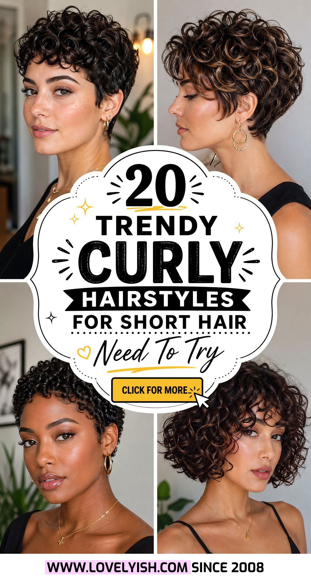20 Trendy Curly Hairstyles for Short Hair You Need to Try - 20 Trendy Curly Hairstyles for Short Hair You Need to Try