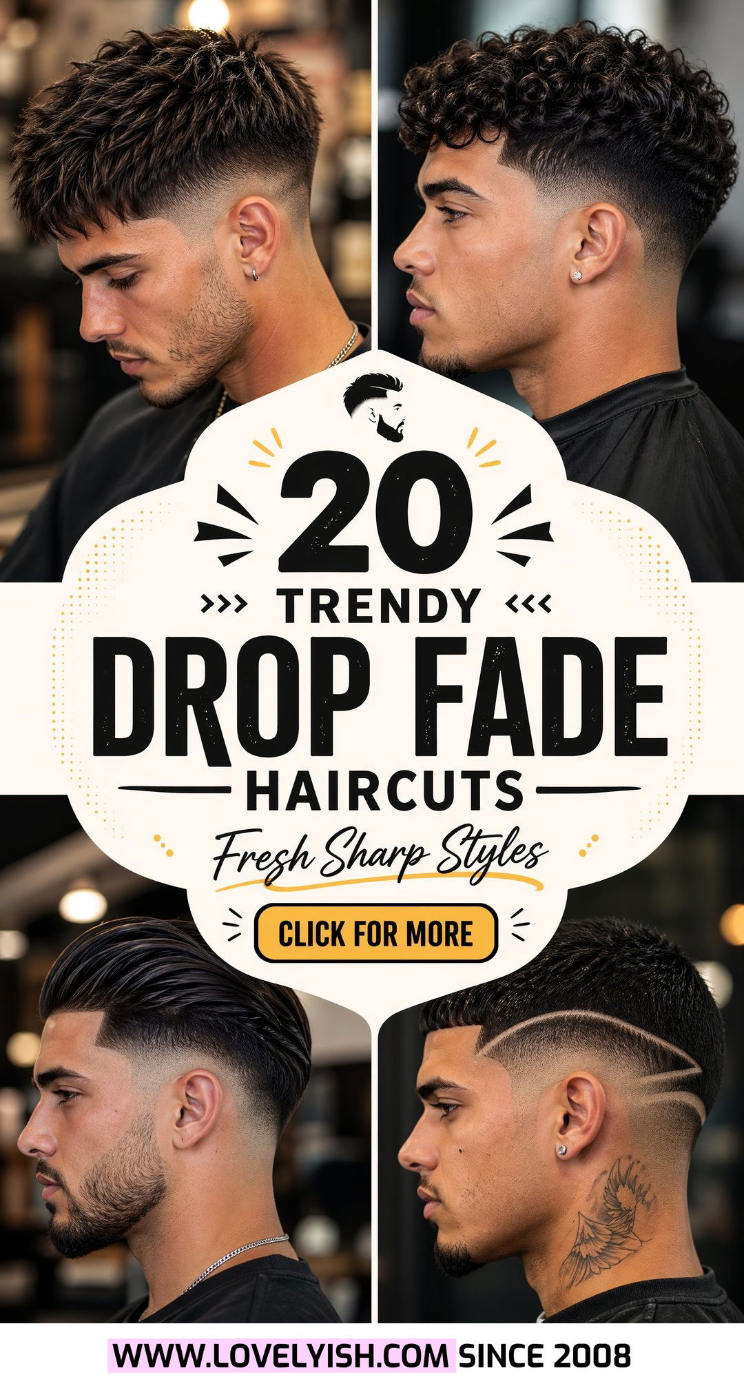 20 Trendy Drop Fade Haircut Ideas for a Fresh New Style - 20 Trendy Drop Fade Haircut Ideas for a Fresh New Style