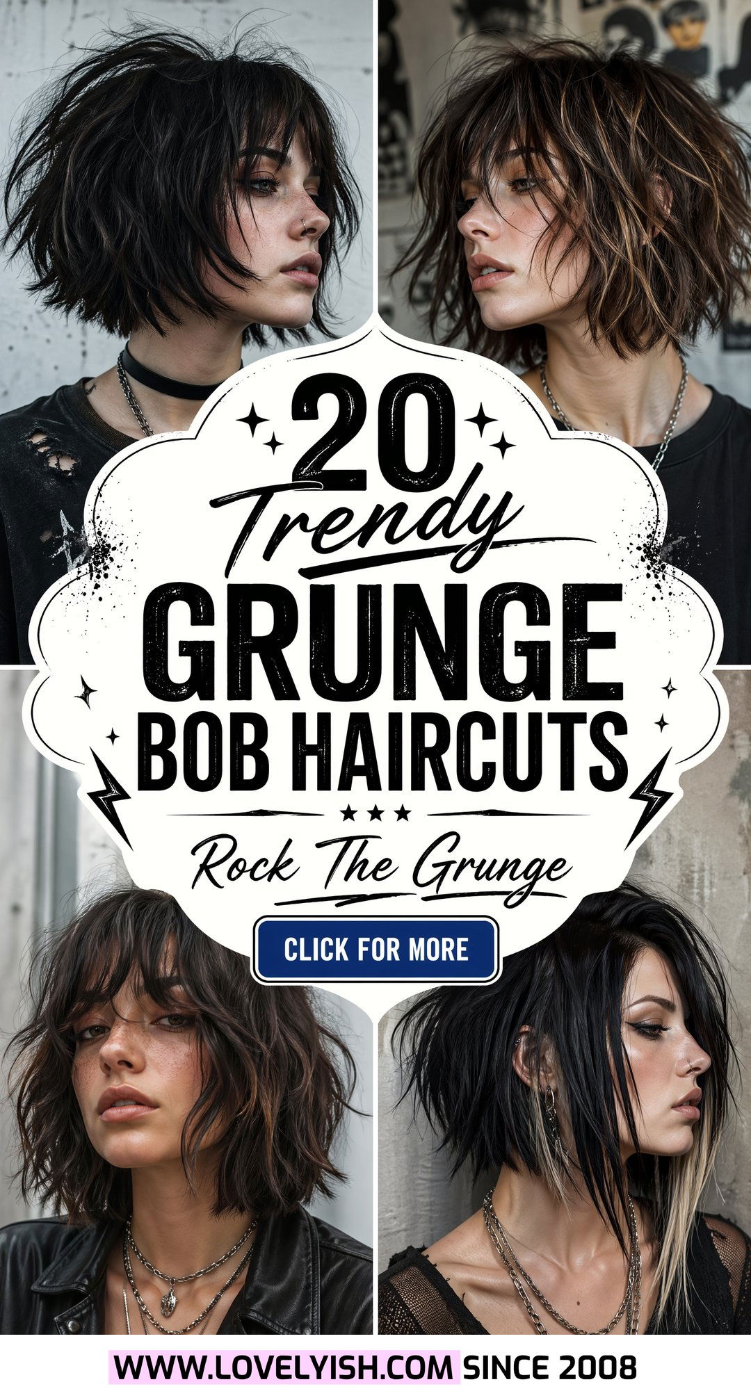 20 Trendy Grunge Bob Haircut Ideas for Women to Rock Now - 20 Trendy Grunge Bob Haircut Ideas for Women to Rock Now
