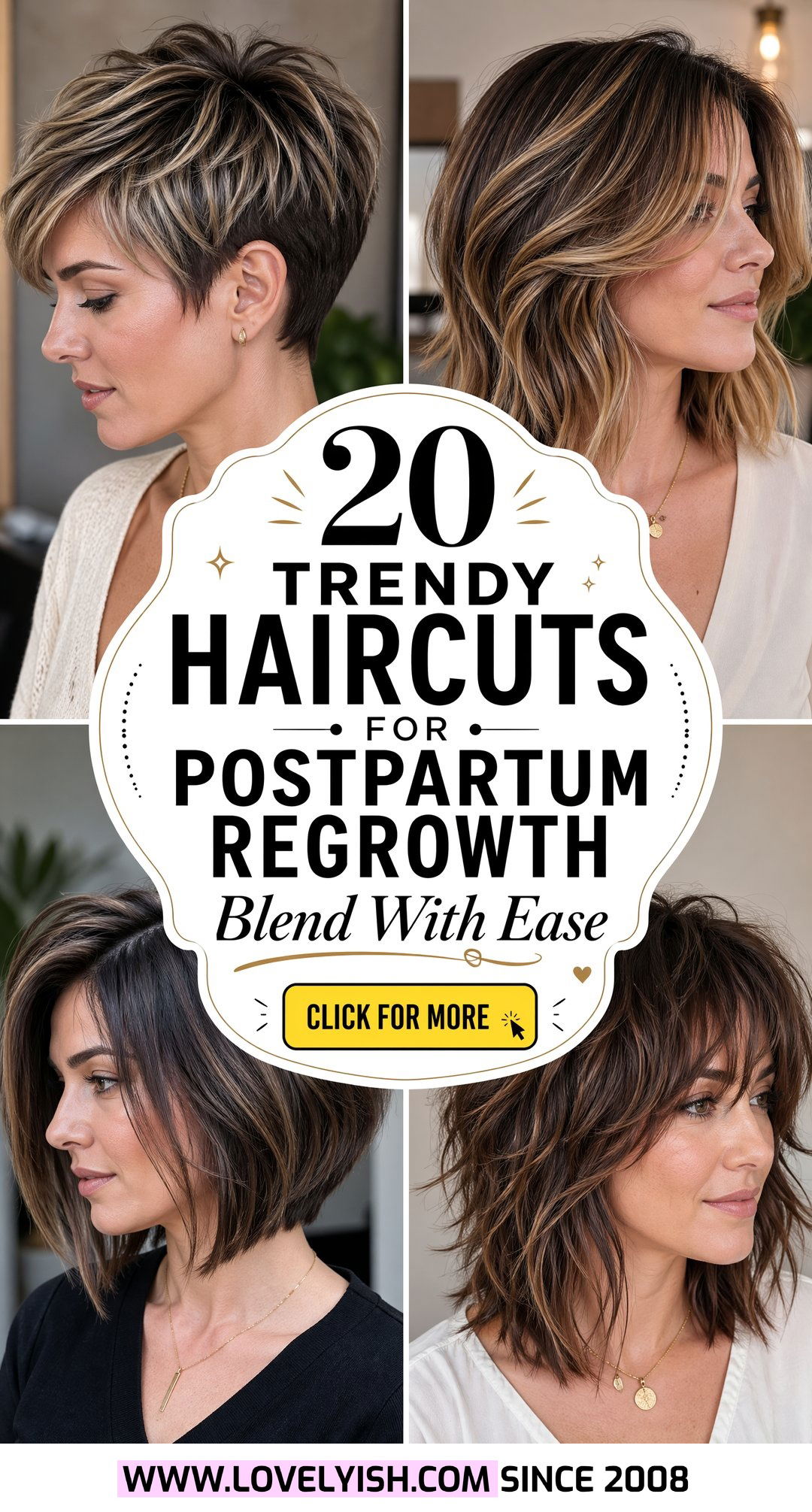 20 Trendy Haircut For Postpartum Regrowth To Blend Roots - 20 Trendy Haircut For Postpartum Regrowth To Blend Roots