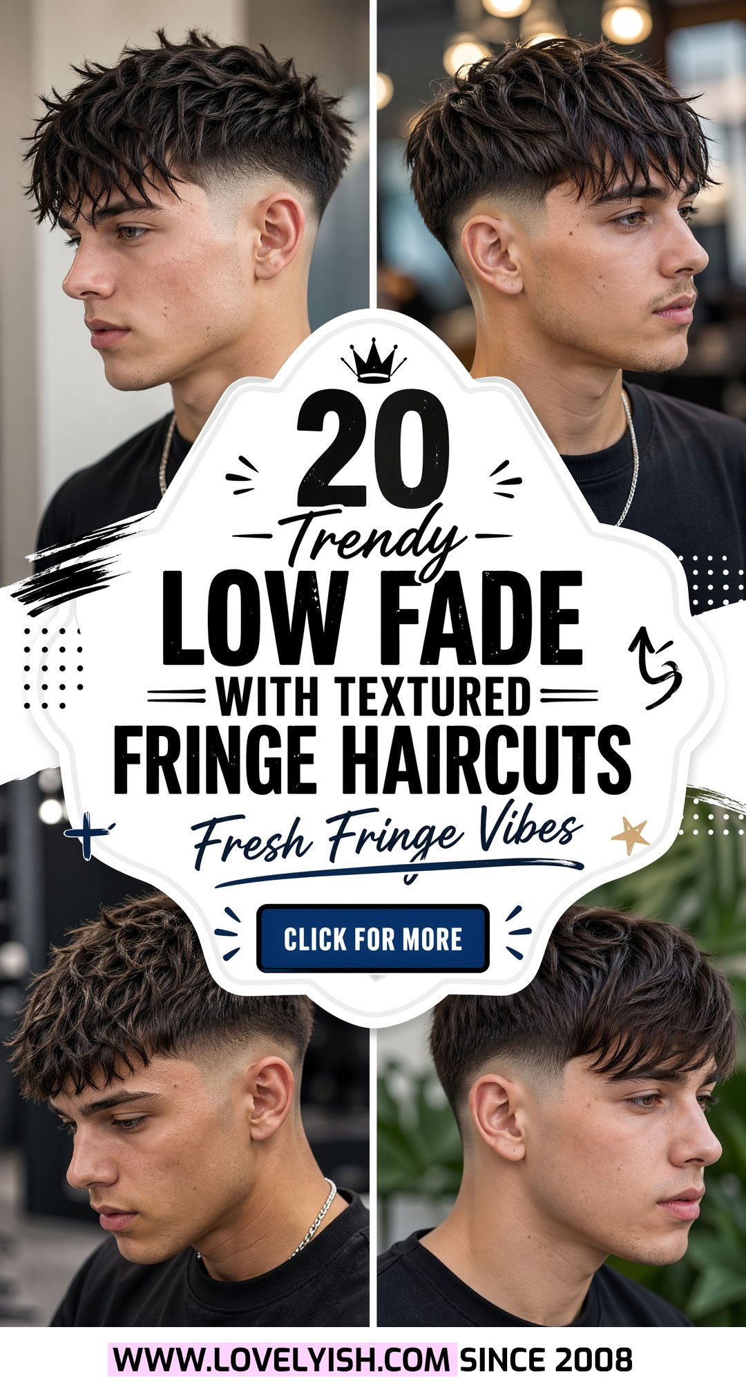 20 Trendy Low Fade with Textured Fringe Haircuts for Men - 20 Trendy Low Fade with Textured Fringe Haircuts for Men