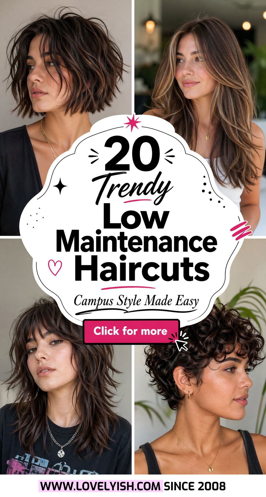20 Trendy Low Maintenance Haircuts for Busy College Girls - 20 Trendy Low Maintenance Haircuts for Busy College Girls
