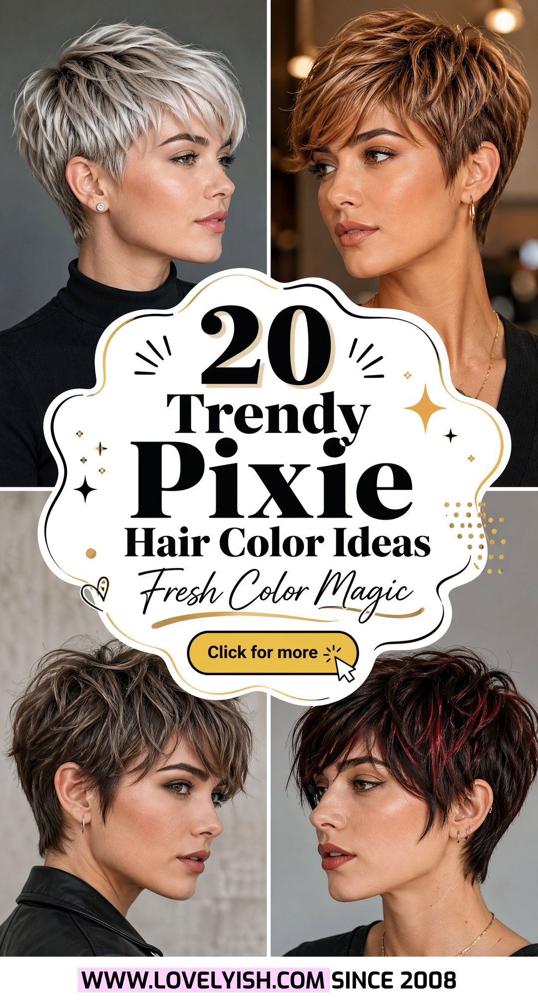 20 Trendy Pixie Hair Color Ideas for Mature Women to Try - 20 Trendy Pixie Hair Color Ideas for Mature Women to Try