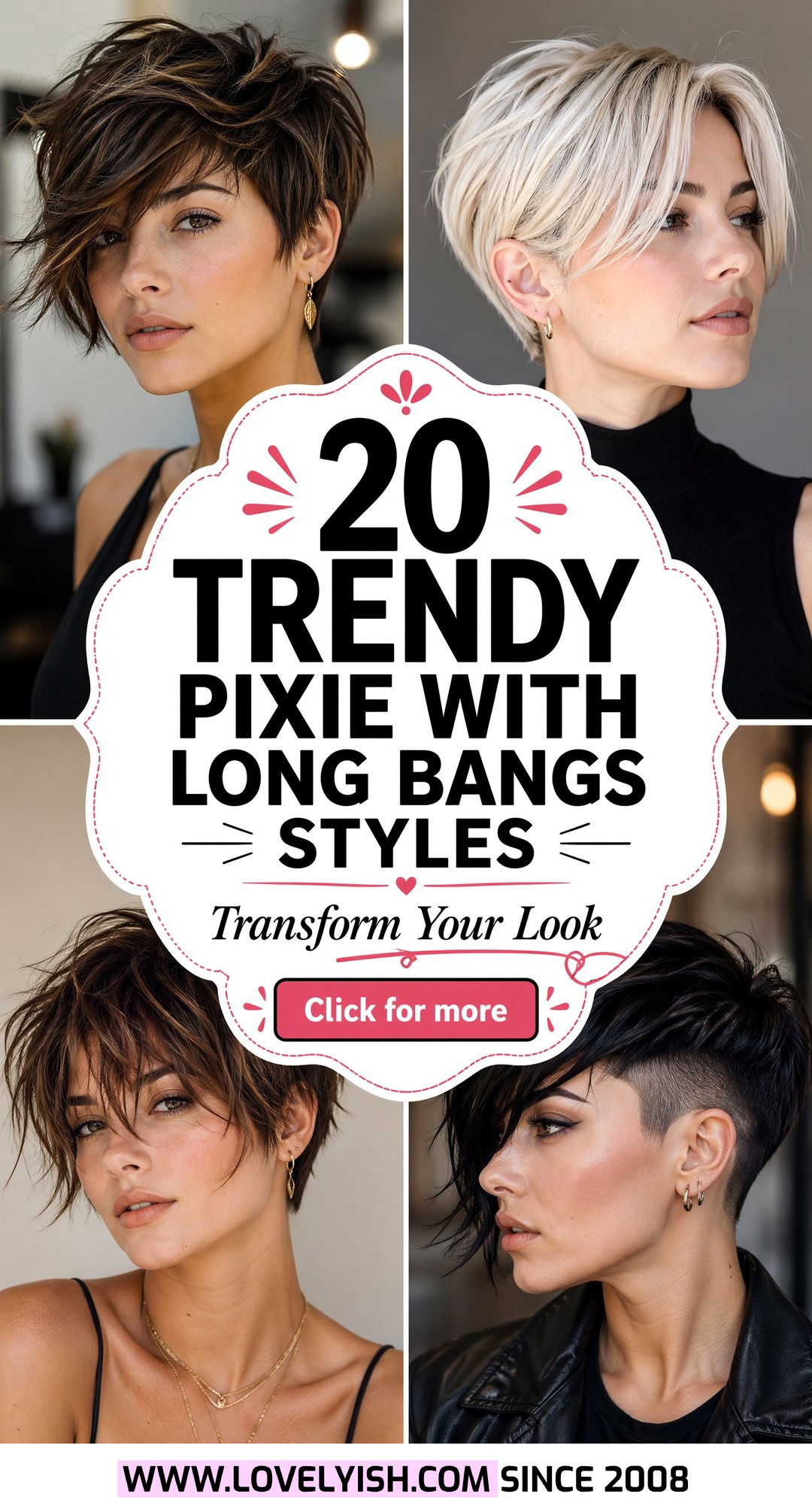 20 Trendy Pixie With Long Bangs Styles to Transform Your Look - 20 Trendy Pixie With Long Bangs Styles to Transform Your Look