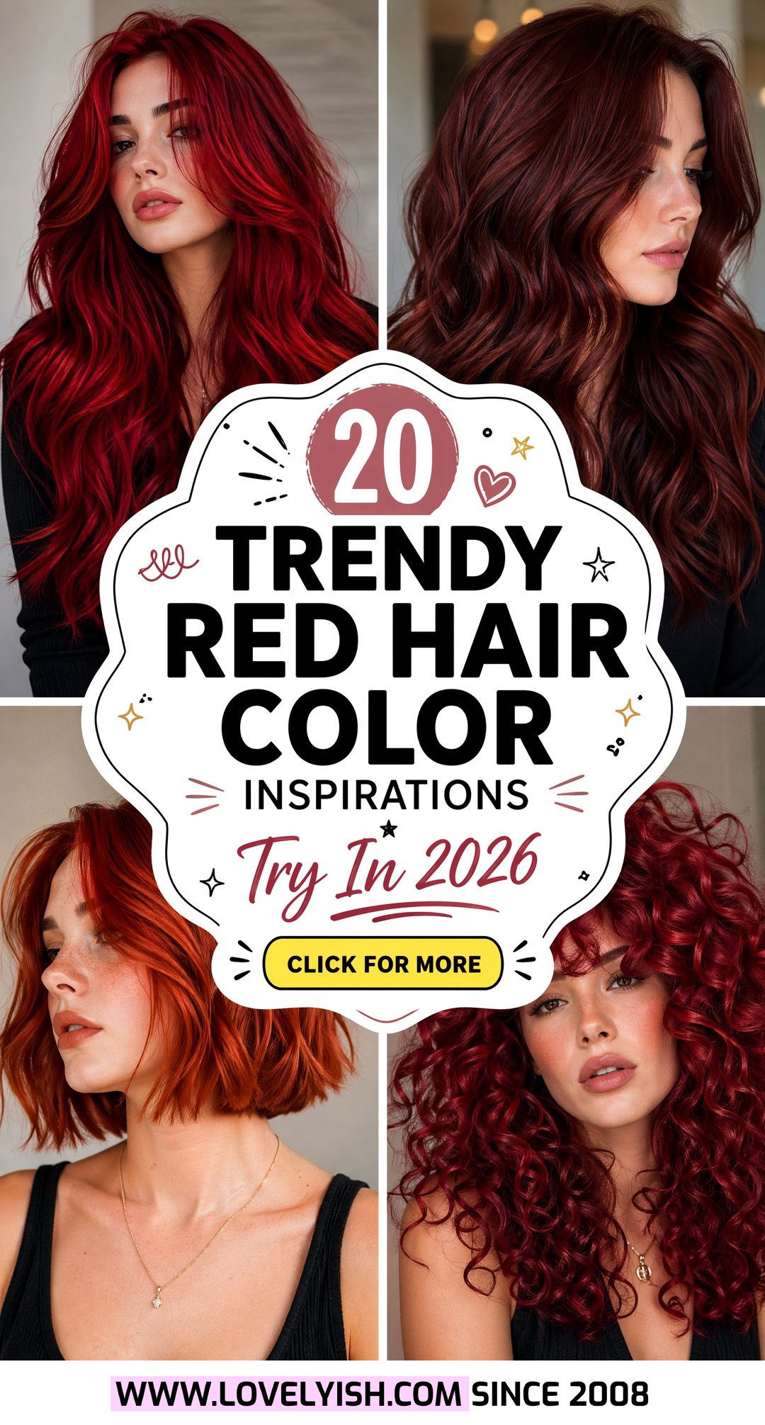 20 Trendy Red Hair Color Inspirations You Need to Try in 2026 - 20 Trendy Red Hair Color Inspirations You Need to Try in 2026