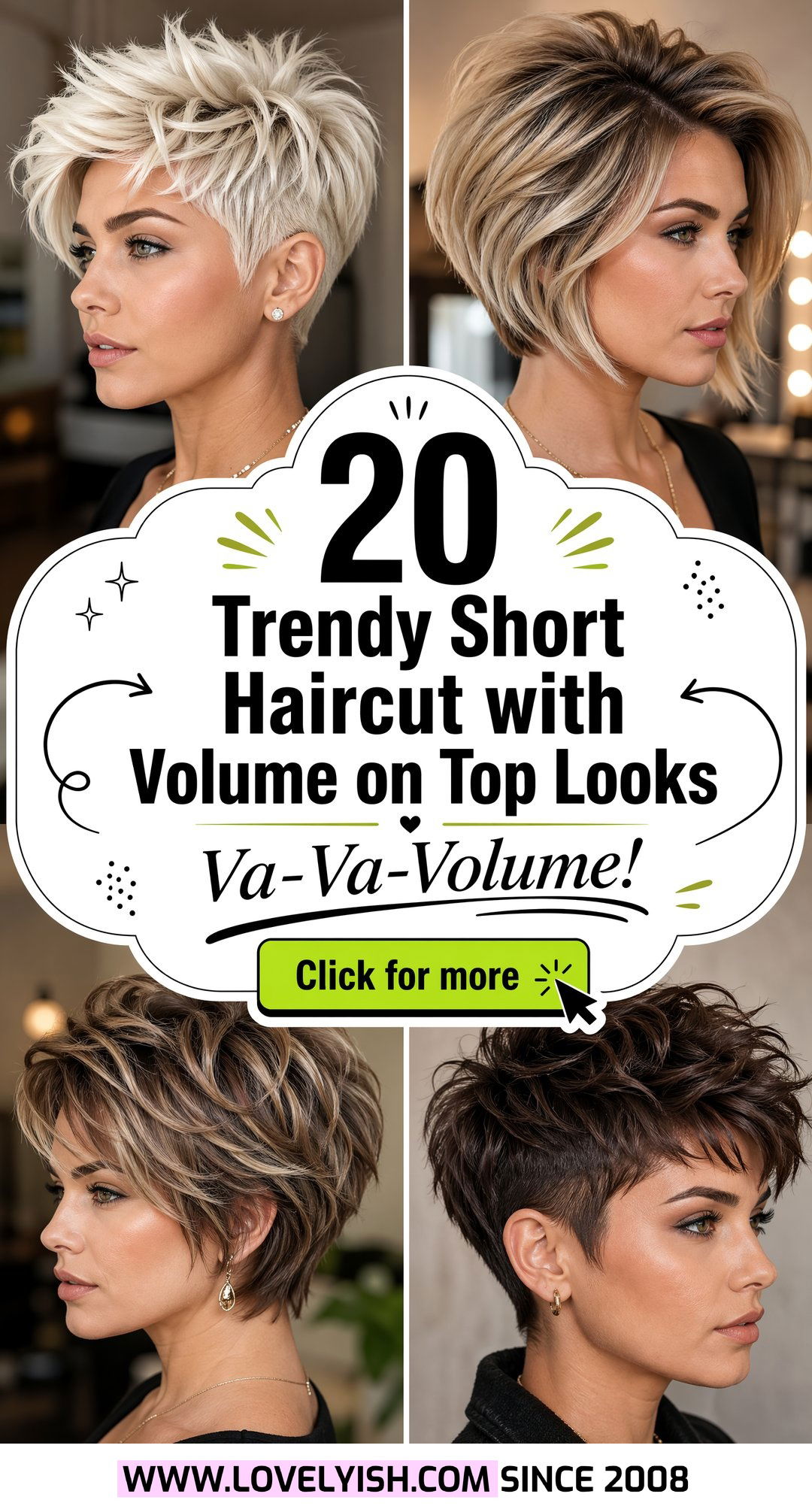 20 Trendy Short Haircut with Volume on Top Looks to Try Now - 20 Trendy Short Haircut with Volume on Top Looks to Try Now