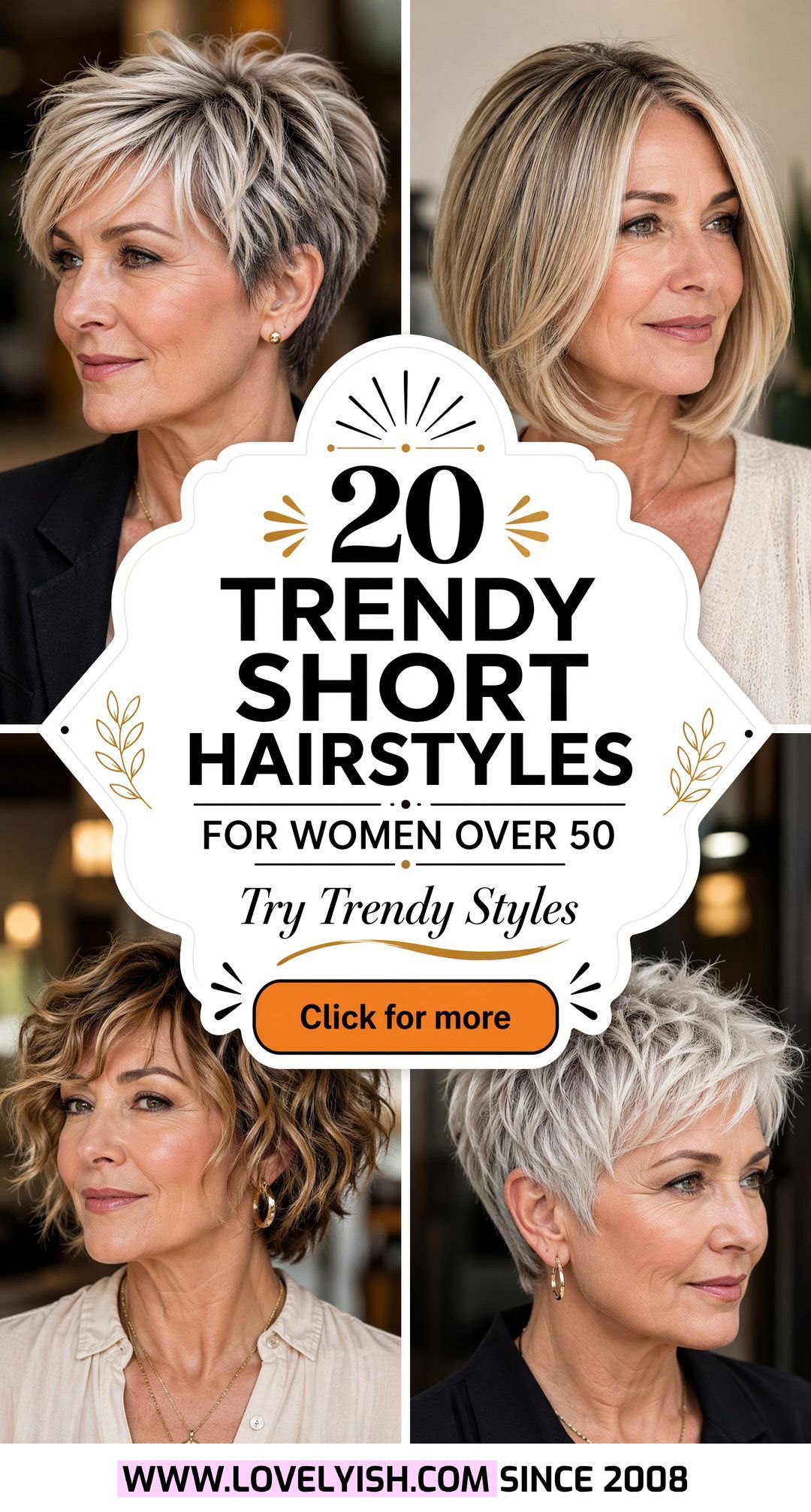 20 Trendy Short Hairstyles for Women Over 50 to Try Now - 20 Trendy Short Hairstyles for Women Over 50 to Try Now