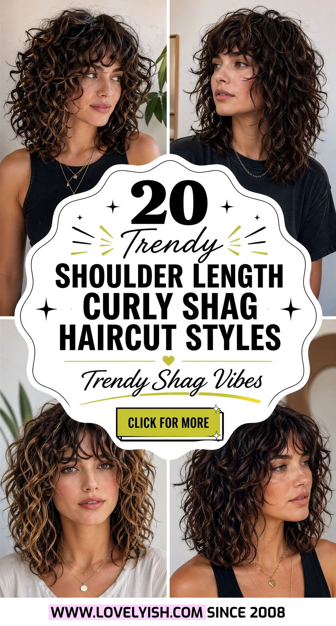 20 Trendy Shoulder Length Curly Shag Haircut Styles Today - 20 Trendy Shoulder Length Curly Shag Haircut Styles Today
