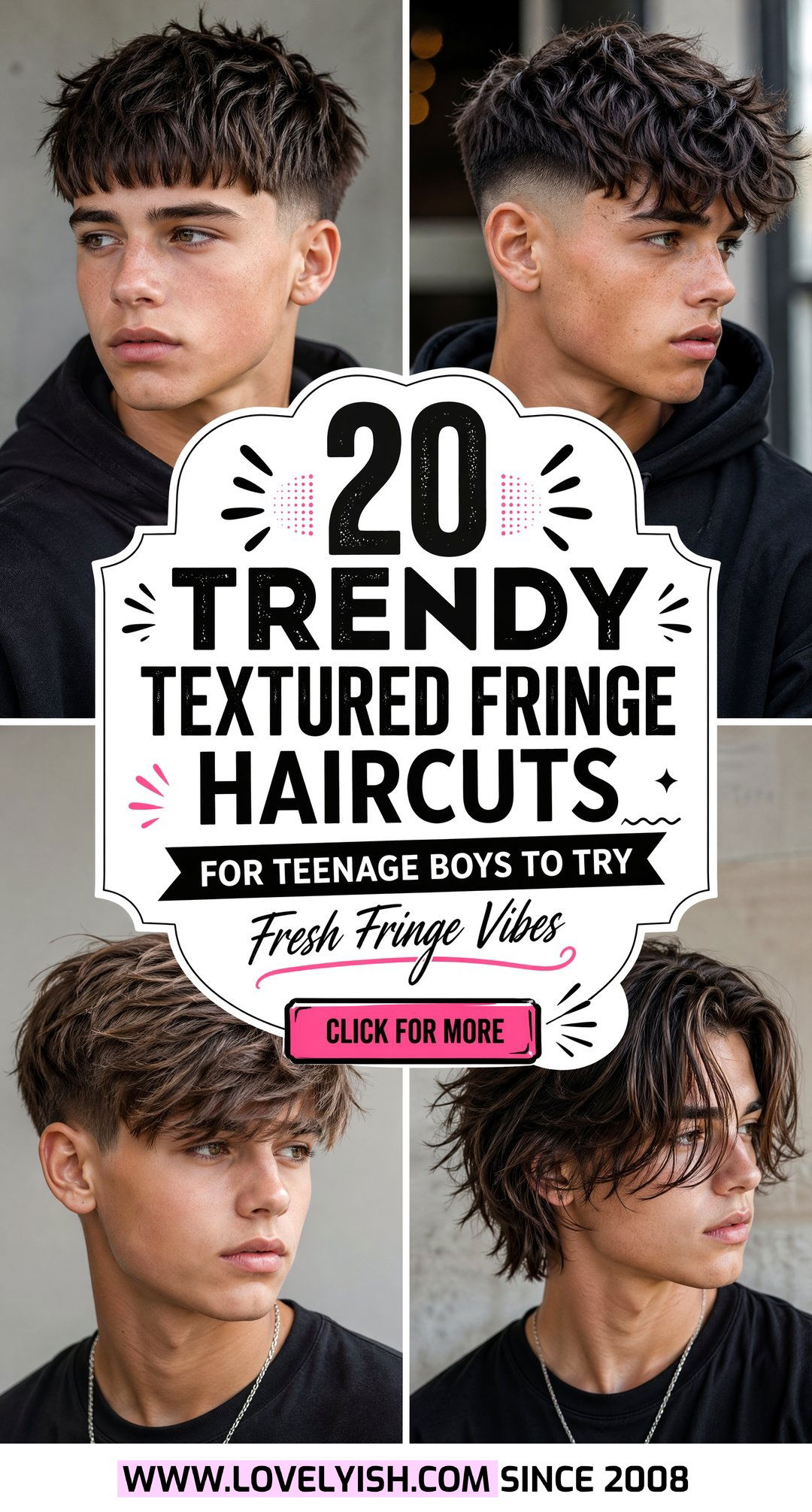 20 Trendy Textured Fringe Haircuts For Teenage Boys To Try - 20 Trendy Textured Fringe Haircuts For Teenage Boys To Try