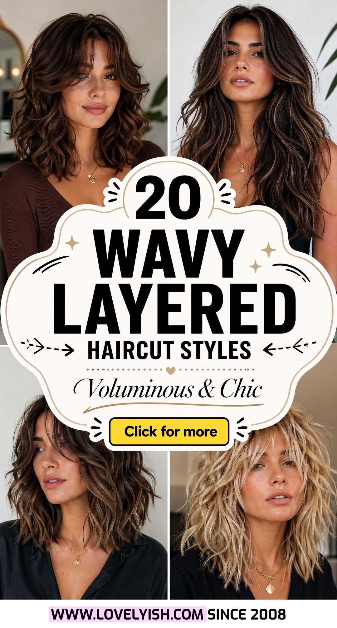 20 Trendy Wavy Layered Haircut for Thick Hair Women Styles - 20 Trendy Wavy Layered Haircut for Thick Hair Women Styles