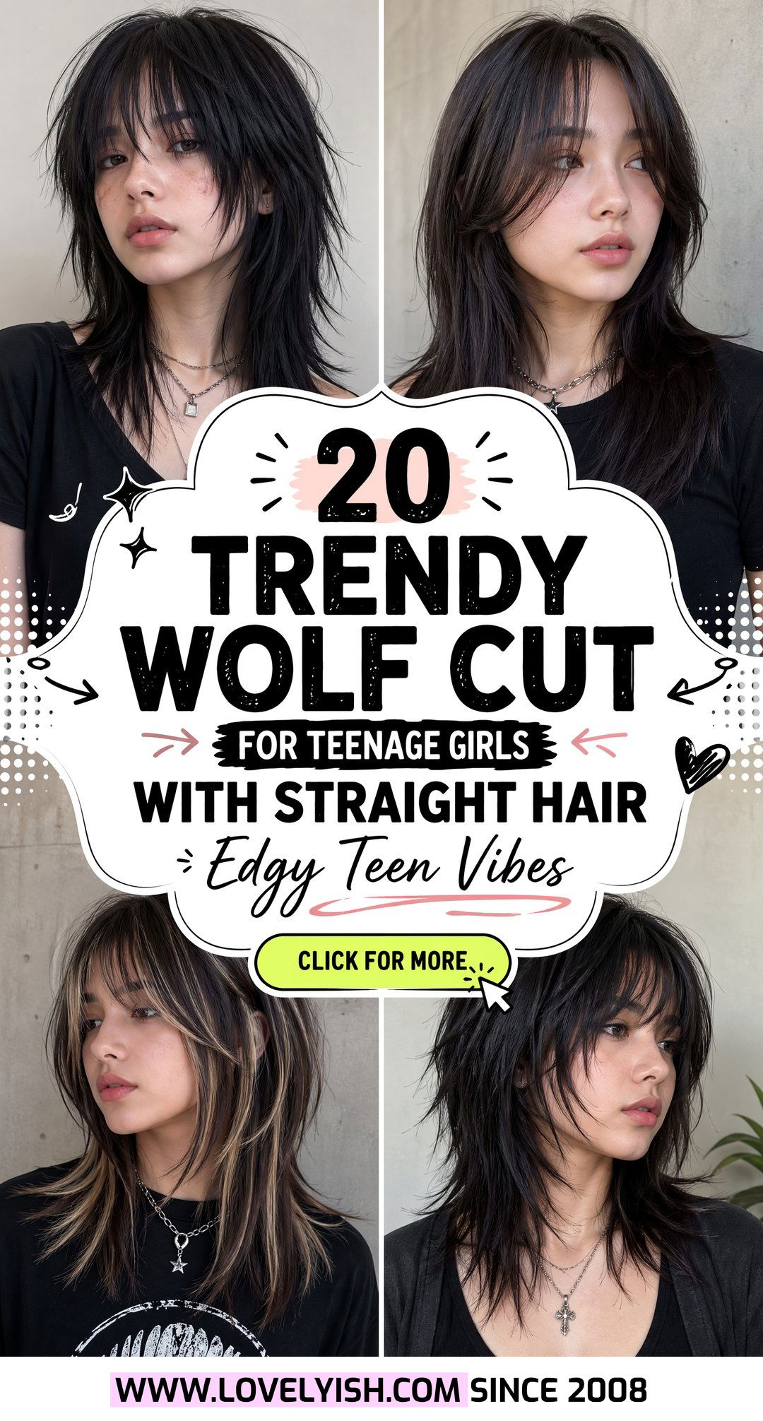 20 Trendy Wolf Cut for Teenage Girls With Straight Hair - 20 Trendy Wolf Cut for Teenage Girls With Straight Hair