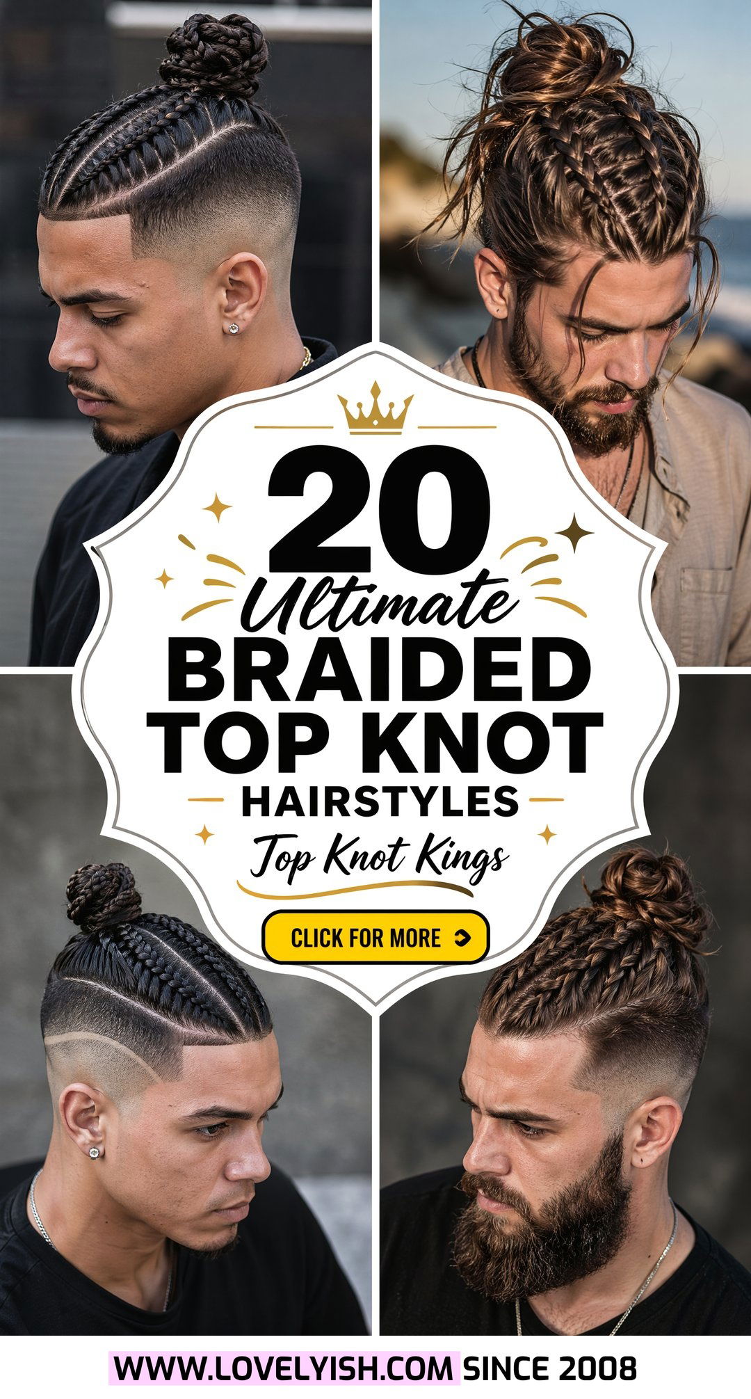 20 Ultimate Braided Top Knot Men Hairstyles to Try Today - 20 Ultimate Braided Top Knot Men Hairstyles to Try Today