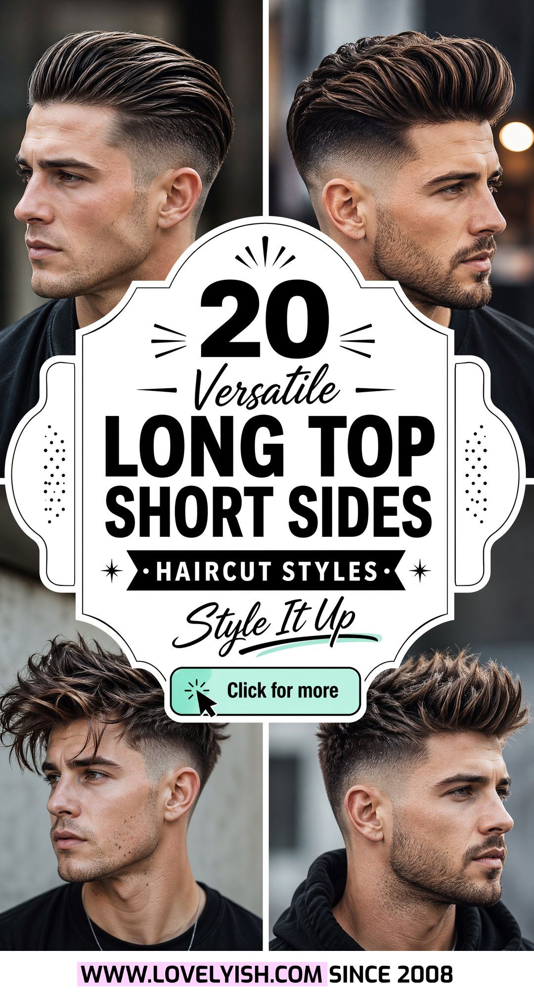 20 Versatile Long Top Short Sides Haircut Styles for Men - 20 Versatile Long Top Short Sides Haircut Styles for Men