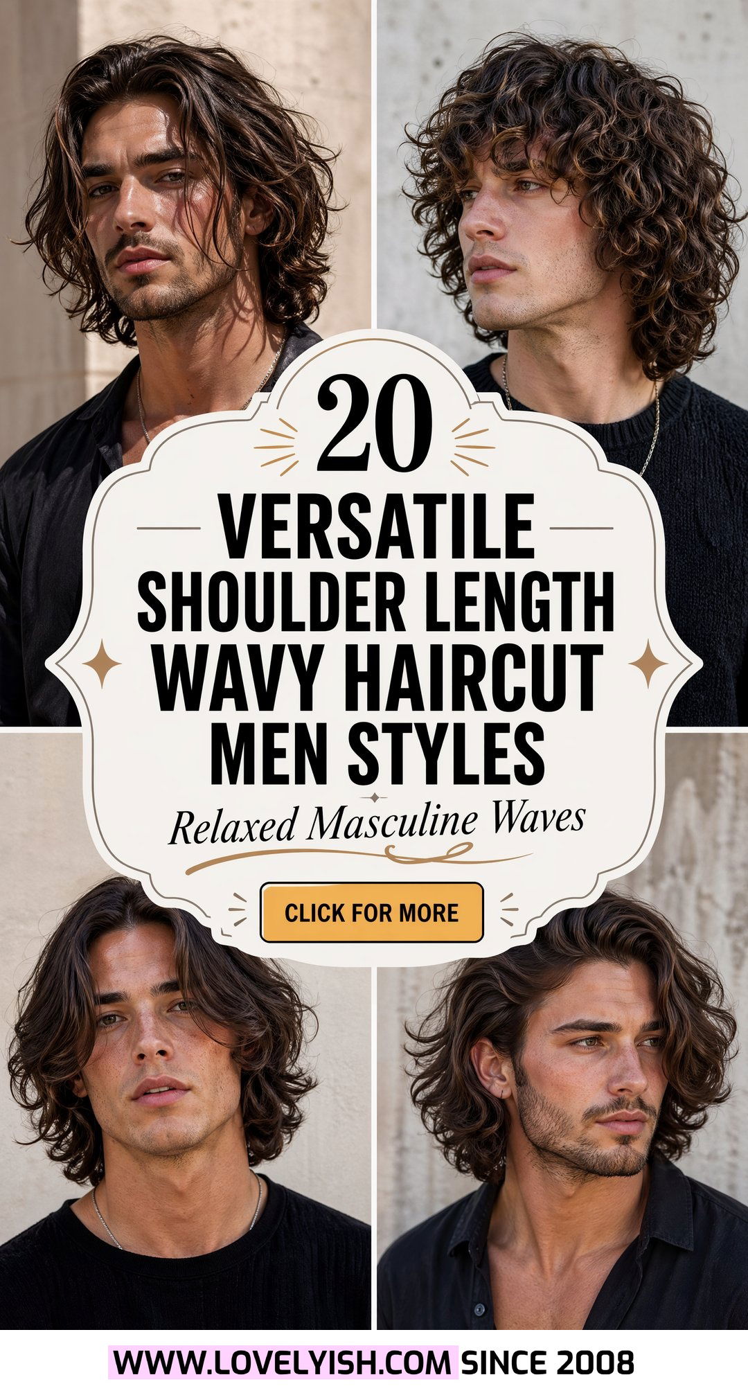 20 Versatile Shoulder Length Wavy Haircut Men Styles Now - 20 Versatile Shoulder Length Wavy Haircut Men Styles Now