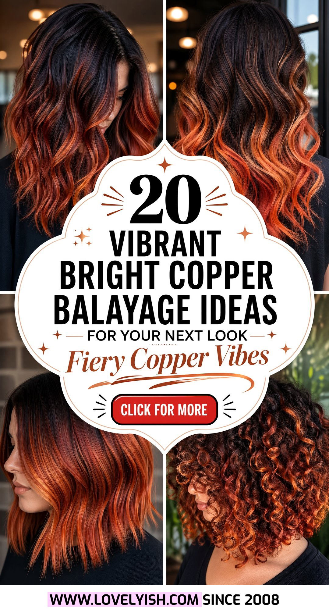 20 Vibrant Bright Copper Balayage Ideas For Your Next Look - 20 Vibrant Bright Copper Balayage Ideas For Your Next Look