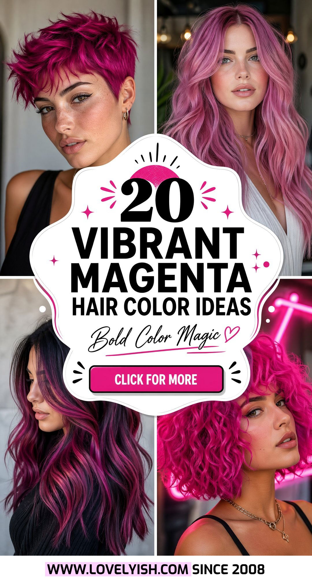 20 Vibrant Magenta Hair Color Ideas for Your Next Makeover - 20 Vibrant Magenta Hair Color Ideas for Your Next Makeover