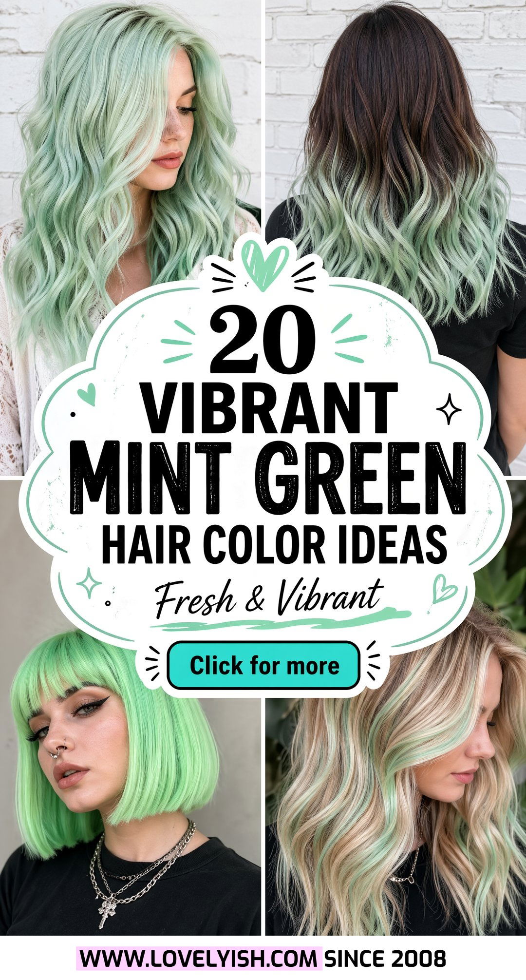 20 Vibrant Mint Green Hair Color Ideas for a Fresh Look - 20 Vibrant Mint Green Hair Color Ideas for a Fresh Look