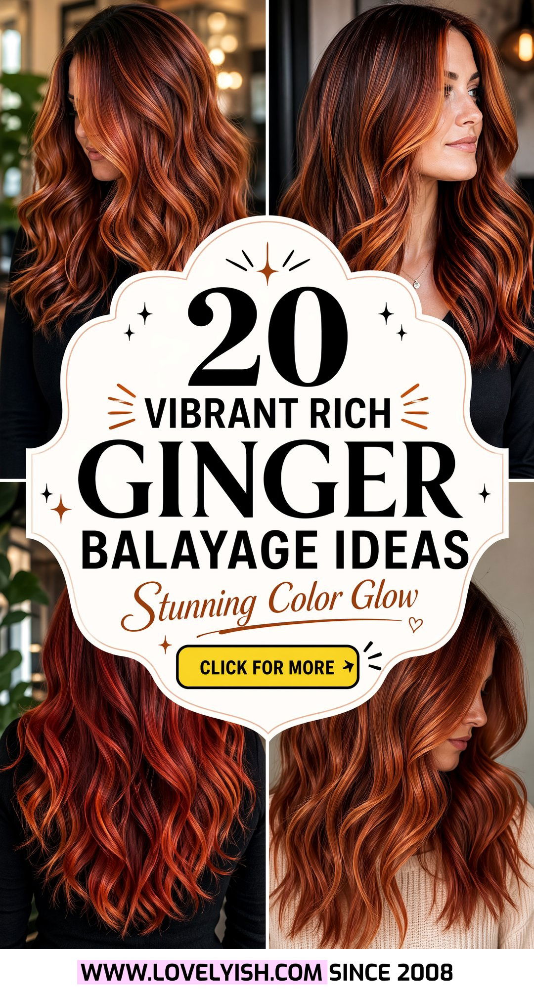 20 Vibrant Rich Ginger Balayage Ideas for a Stunning Look - 20 Vibrant Rich Ginger Balayage Ideas for a Stunning Look