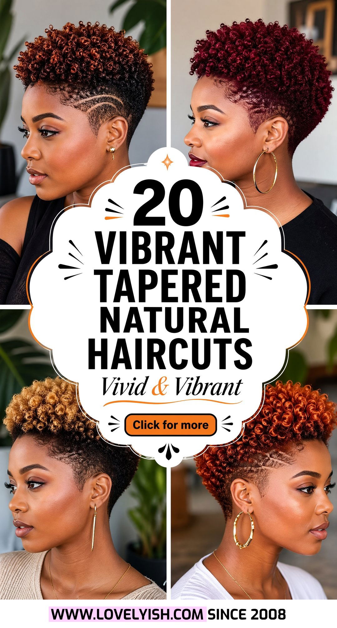20 Vibrant Tapered Natural Haircut Ideas With Stunning Color - 20 Vibrant Tapered Natural Haircut Ideas With Stunning Color