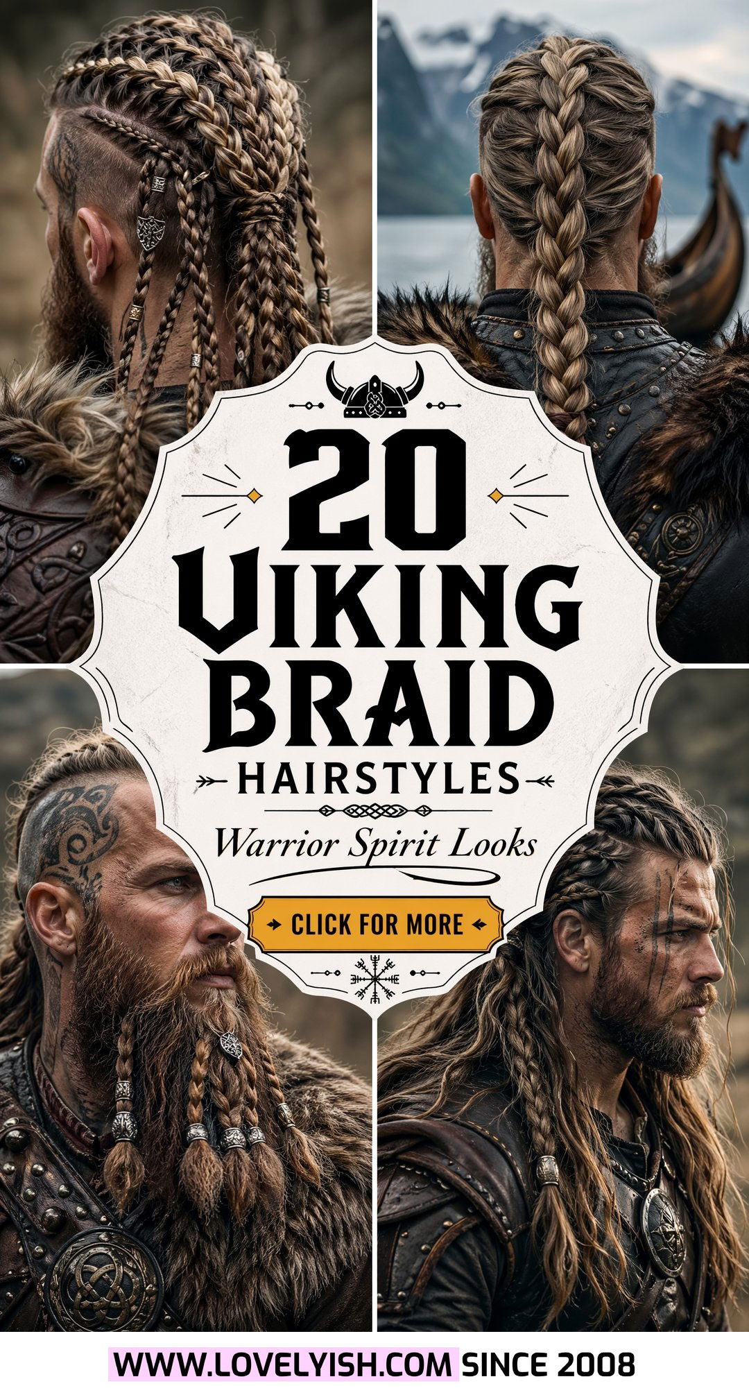 20 Viking Braid Hairstyles For Men With A Warrior Spirit - 20 Viking Braid Hairstyles For Men With A Warrior Spirit