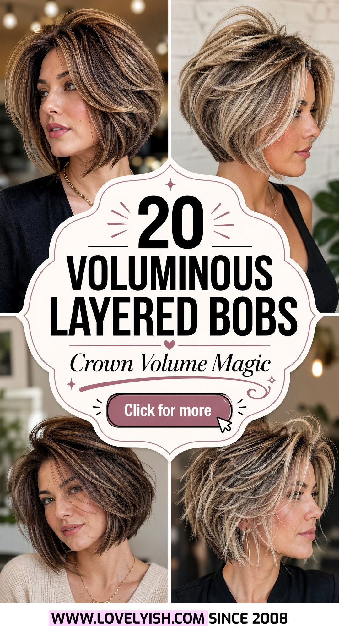 20 Voluminous Layered Bob With Volume at Crown Hairstyles - 20 Voluminous Layered Bob With Volume at Crown Hairstyles