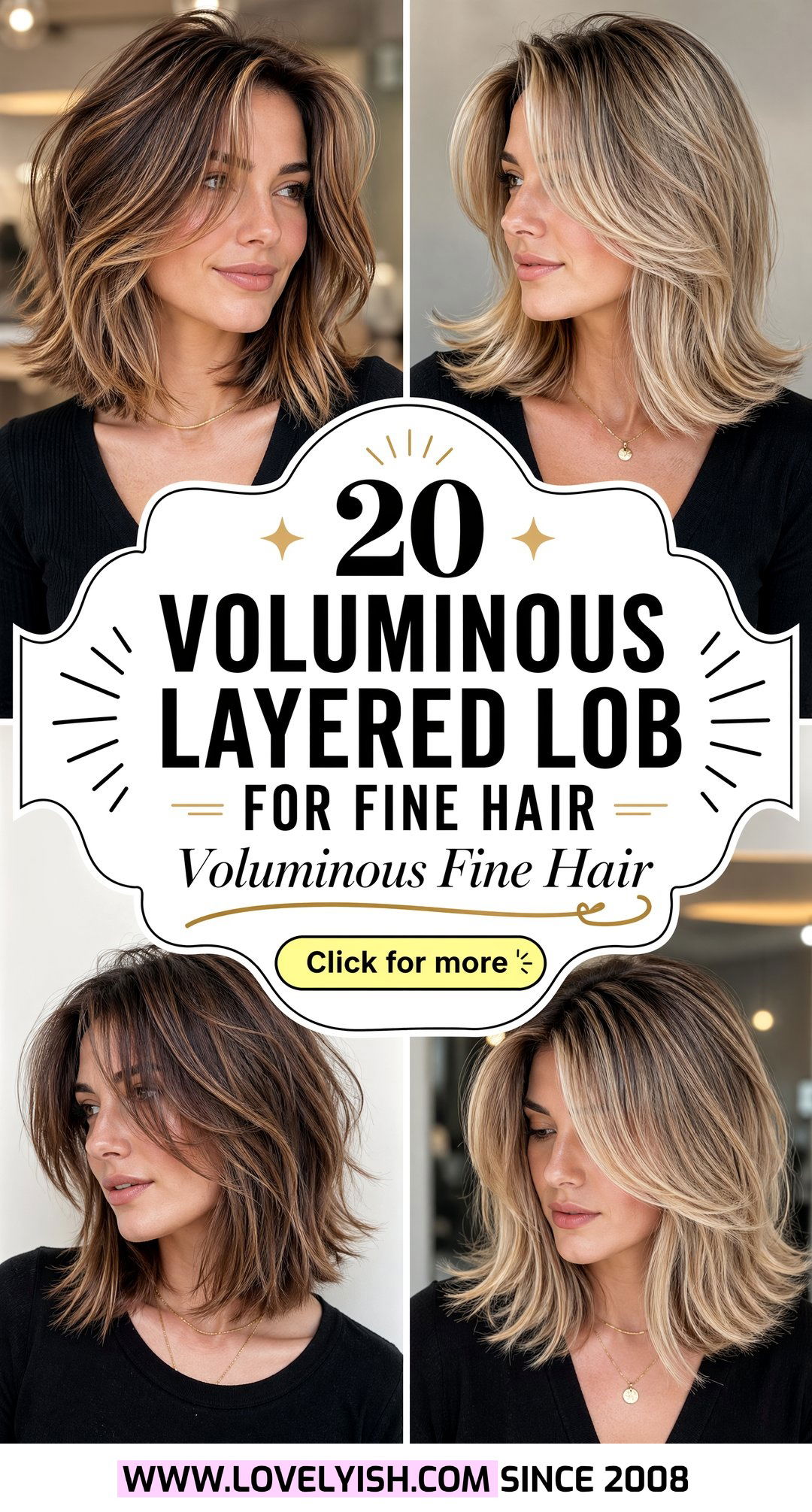 20 Voluminous Layered Lob for Fine Hair Looks You Will Love - 20 Voluminous Layered Lob for Fine Hair Looks You Will Love