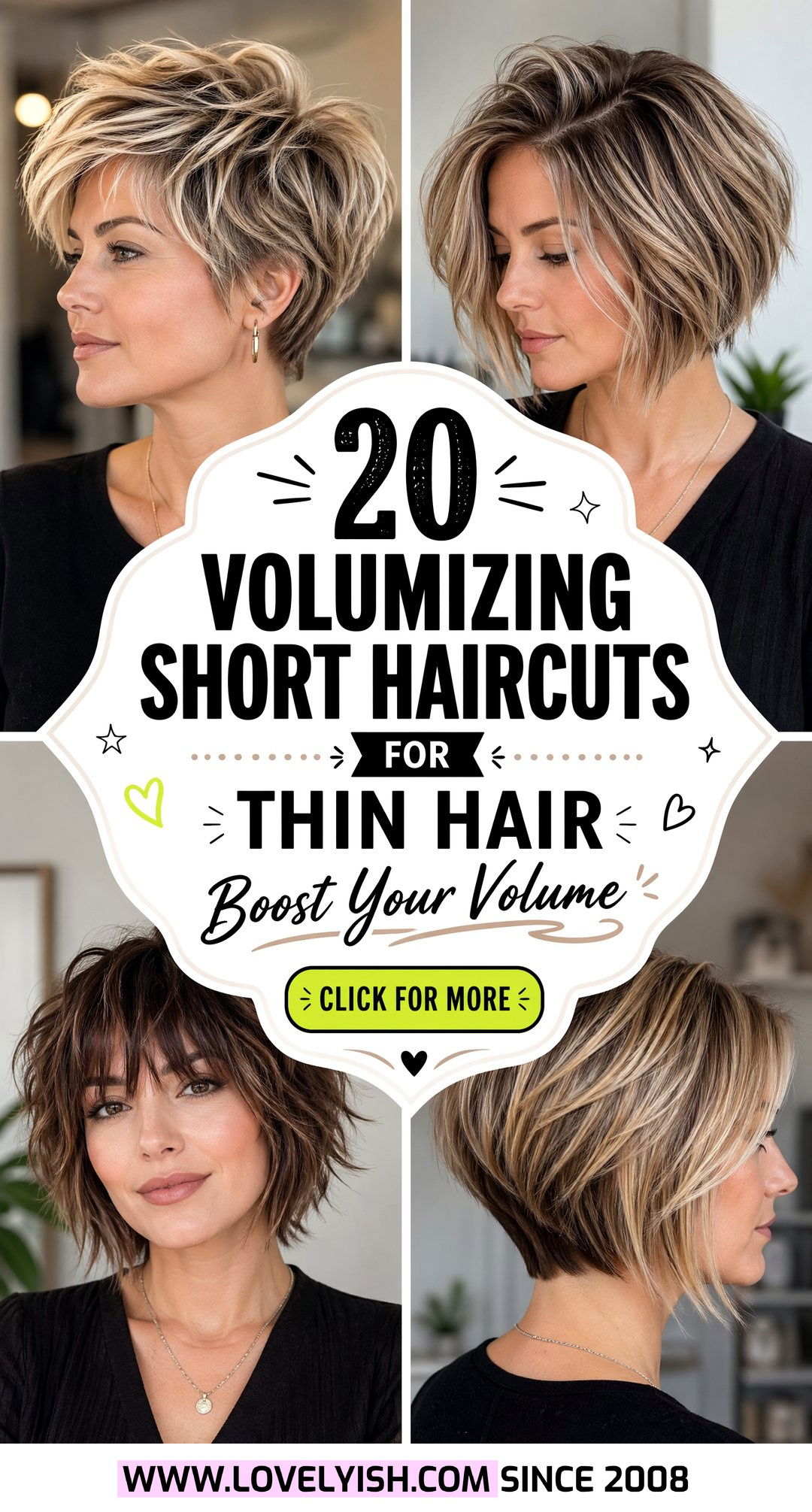 20 Volumizing Short Haircuts for Thin Hair You Will Love - 20 Volumizing Short Haircuts for Thin Hair You Will Love