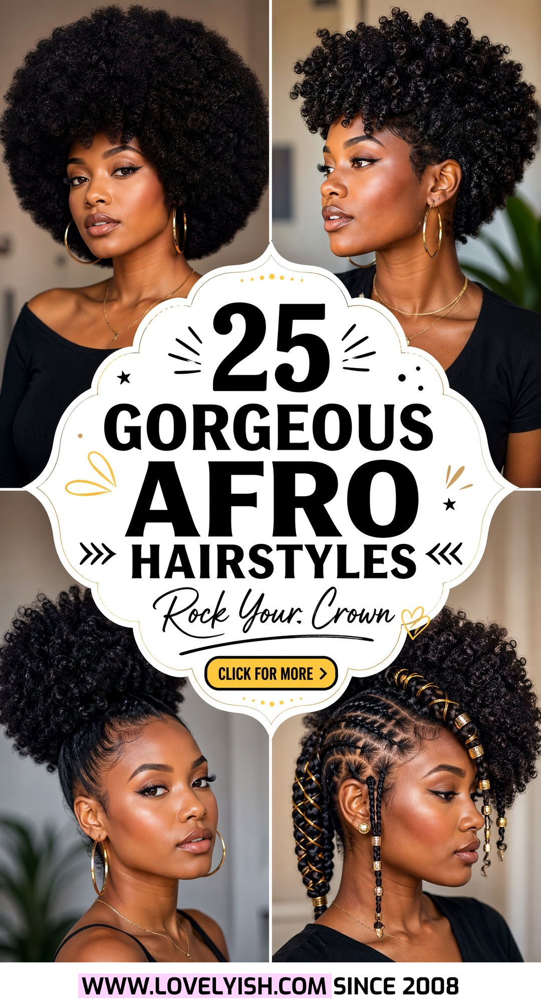 25 Gorgeous Afro Hairstyles for Women to Rock This Season - 25 Gorgeous Afro Hairstyles for Women to Rock This Season