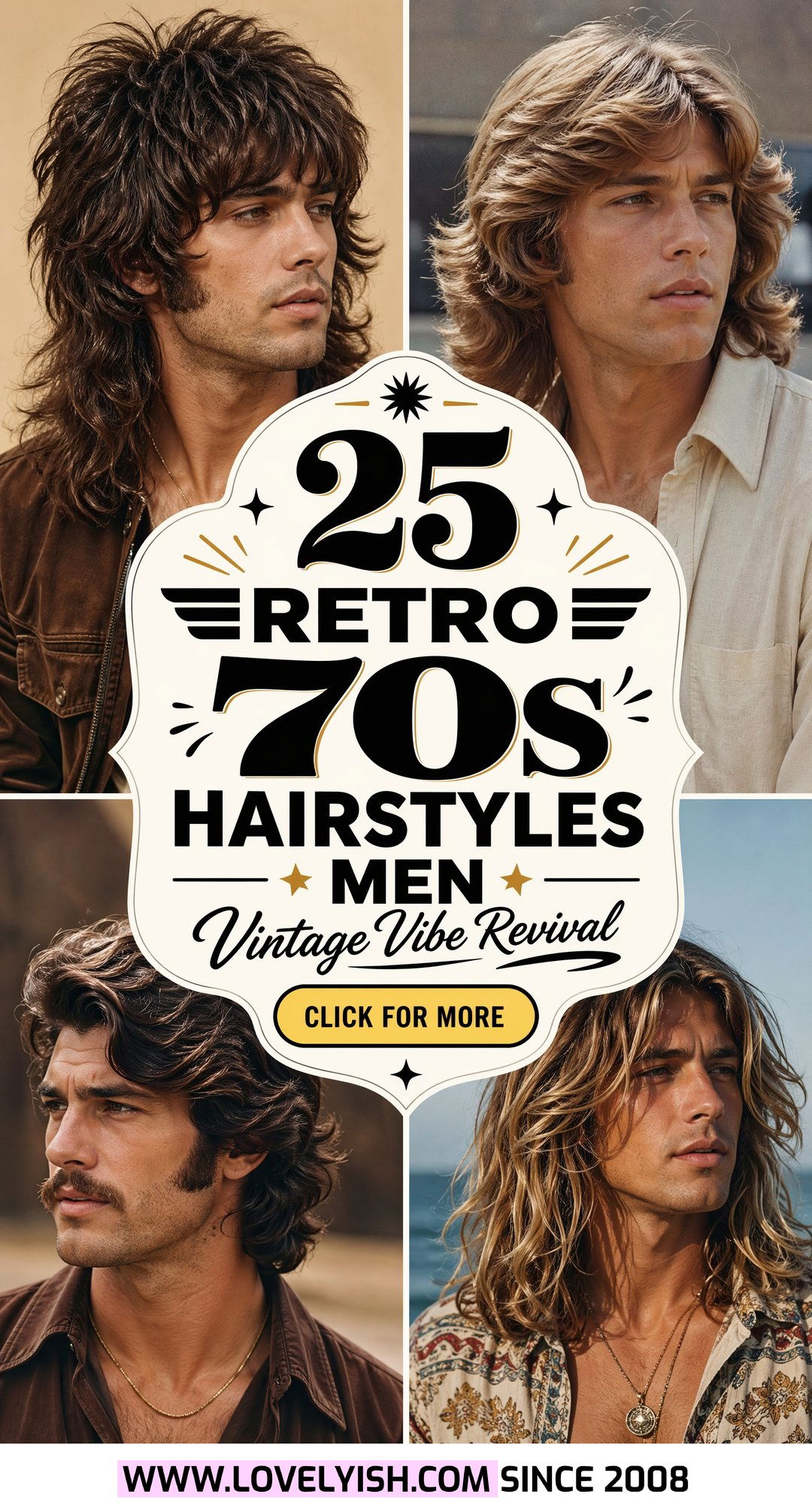25 Retro 70s Hairstyles Men Will Love for a Vintage Vibe - 25 Retro 70s Hairstyles Men Will Love for a Vintage Vibe