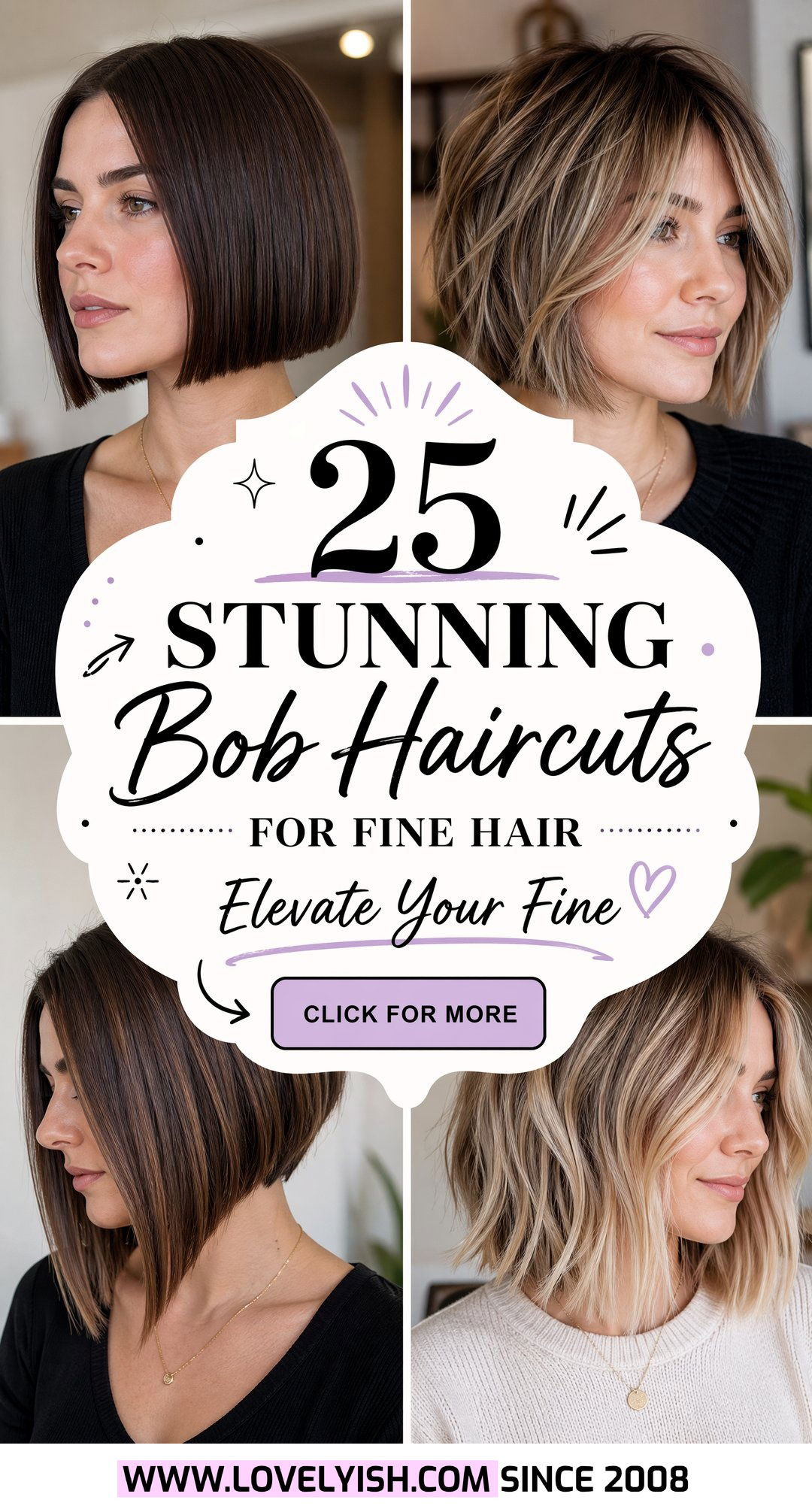25 Stunning Bob Haircuts for Fine Hair to Elevate Your Look - 25 Stunning Bob Haircuts for Fine Hair to Elevate Your Look