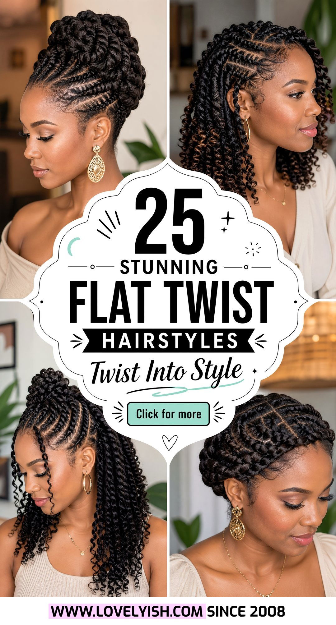 25 Stunning Flat Twist Hairstyles You Need to Try Right Now - 25 Stunning Flat Twist Hairstyles You Need to Try Right Now