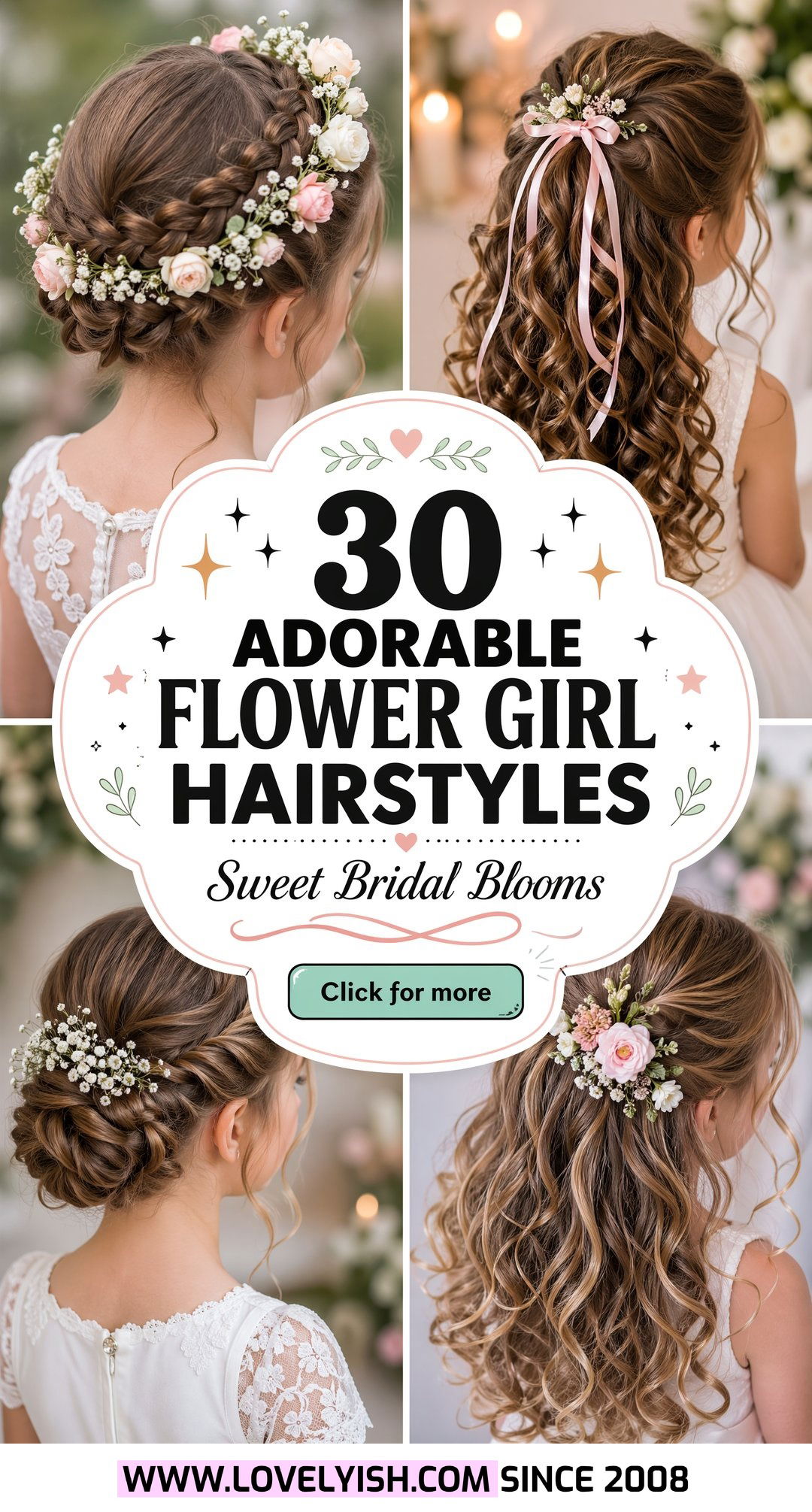 30 Adorable Flower Girl Hairstyles for the Big Wedding Day - 30 Adorable Flower Girl Hairstyles for the Big Wedding Day