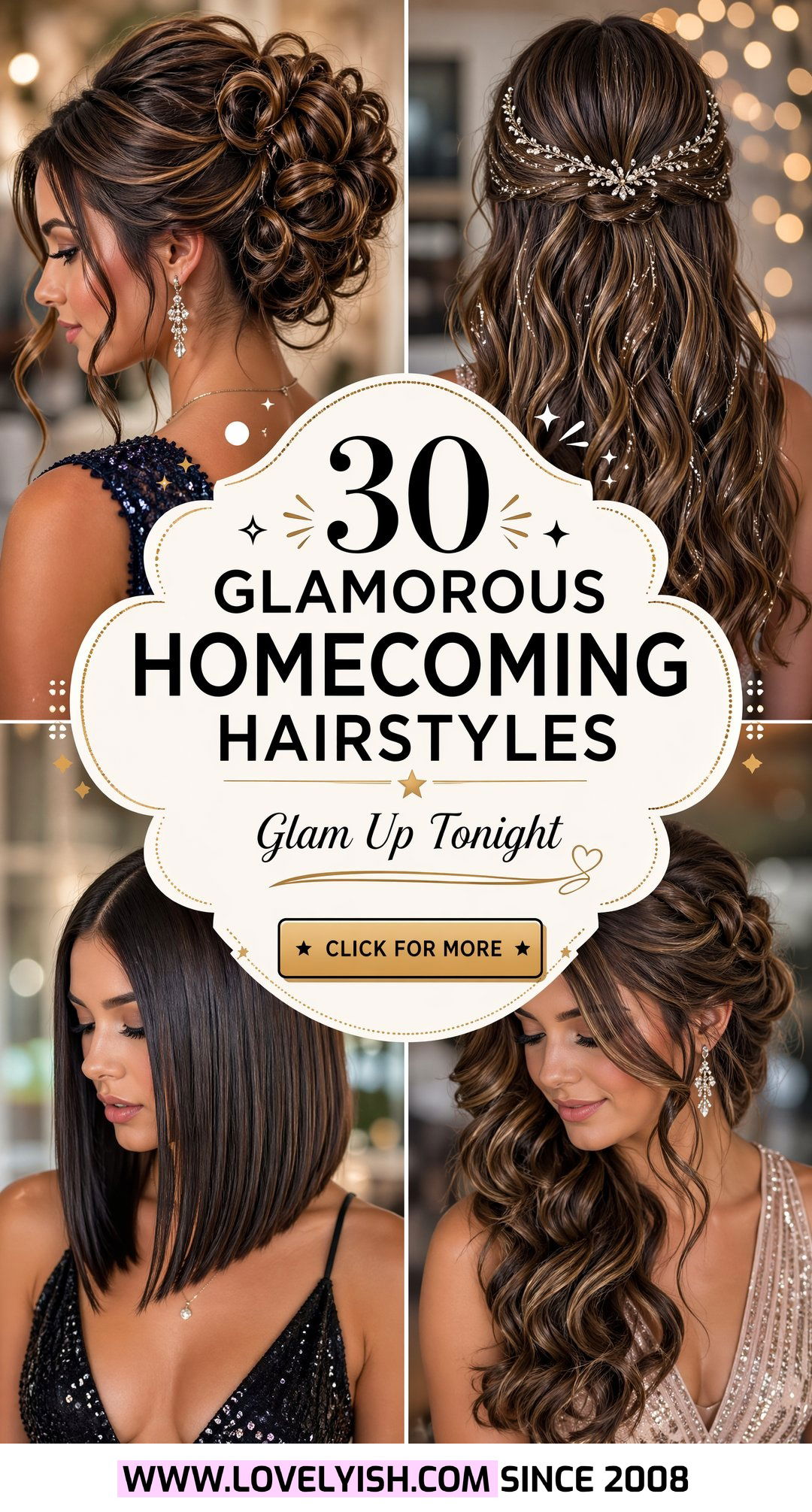 30 Glamorous Homecoming Hairstyles for Your Big Night Out - 30 Glamorous Homecoming Hairstyles for Your Big Night Out