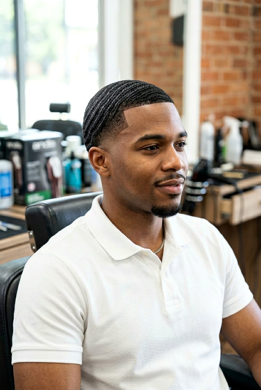 360 waves buzz cut - 20 buzz cut for round face men - 20 buzz cut for round face men