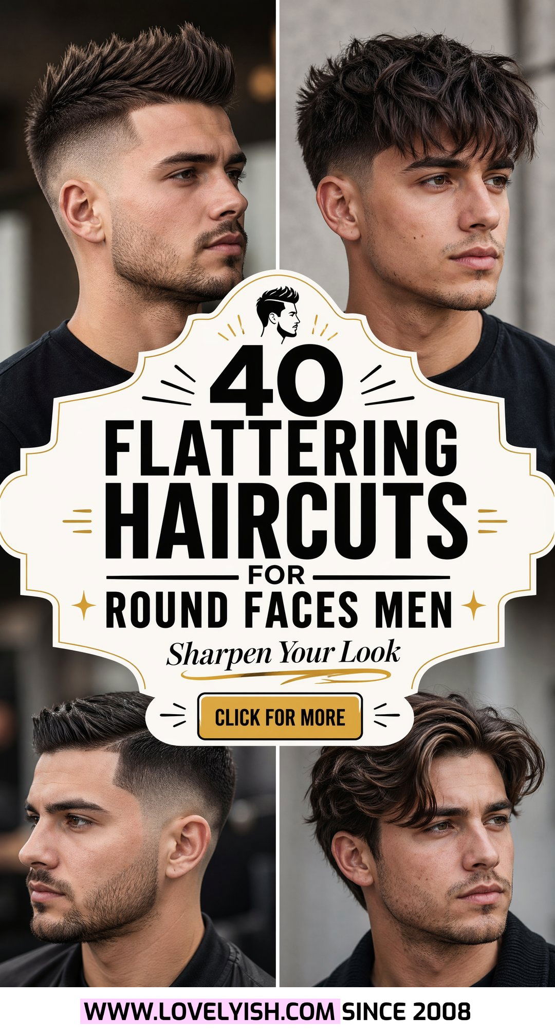40 Flattering Haircuts for Round Faces Men to Try This Year - 40 Flattering Haircuts for Round Faces Men to Try This Year