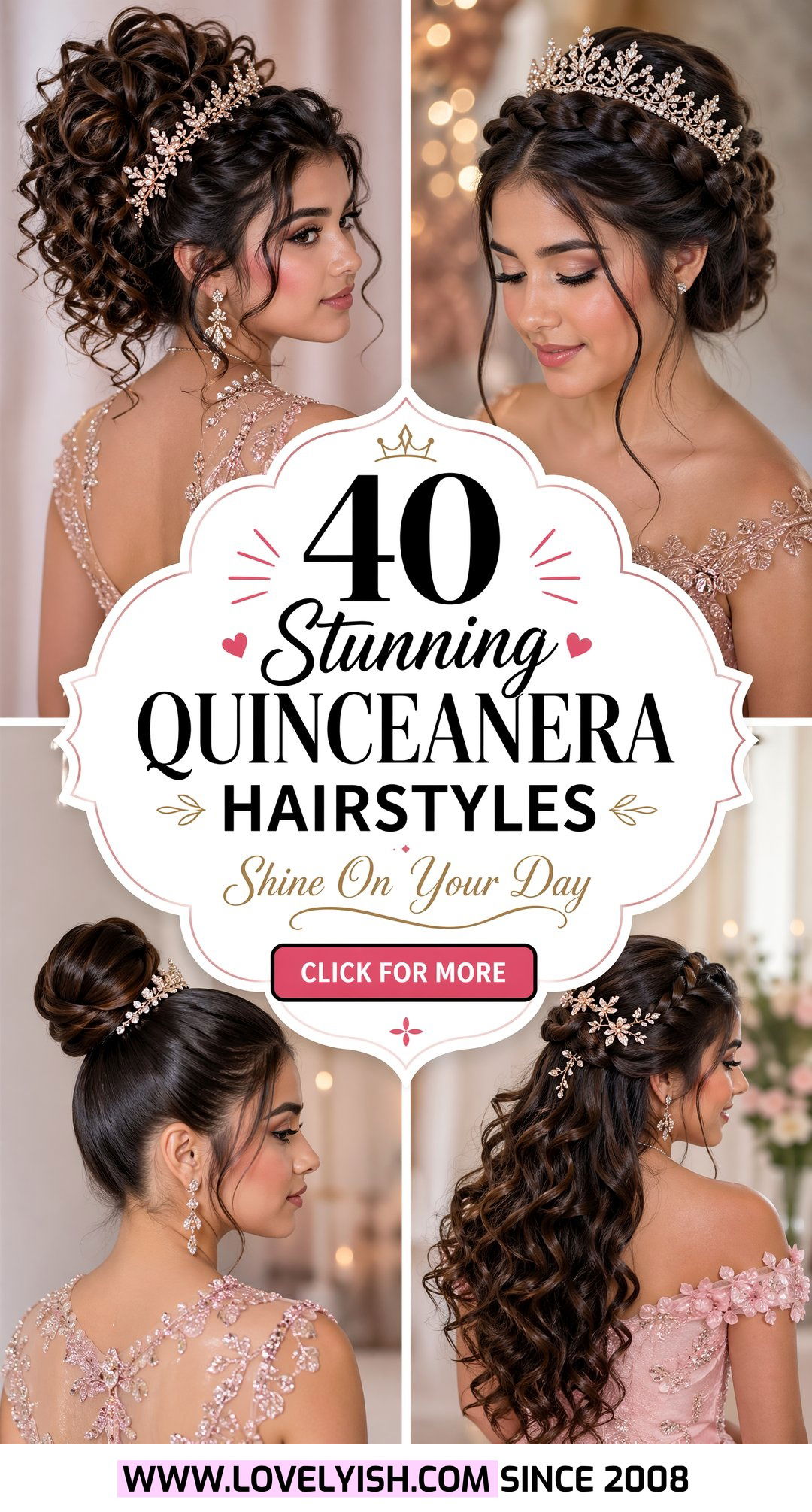 40 Stunning Quinceanera Hairstyles for Your Special Day - 40 Stunning Quinceanera Hairstyles for Your Special Day