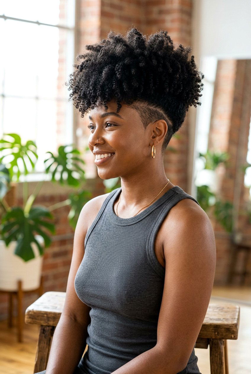 20 Bold Undercut Curls Hairstyle Ideas for Women to Rock