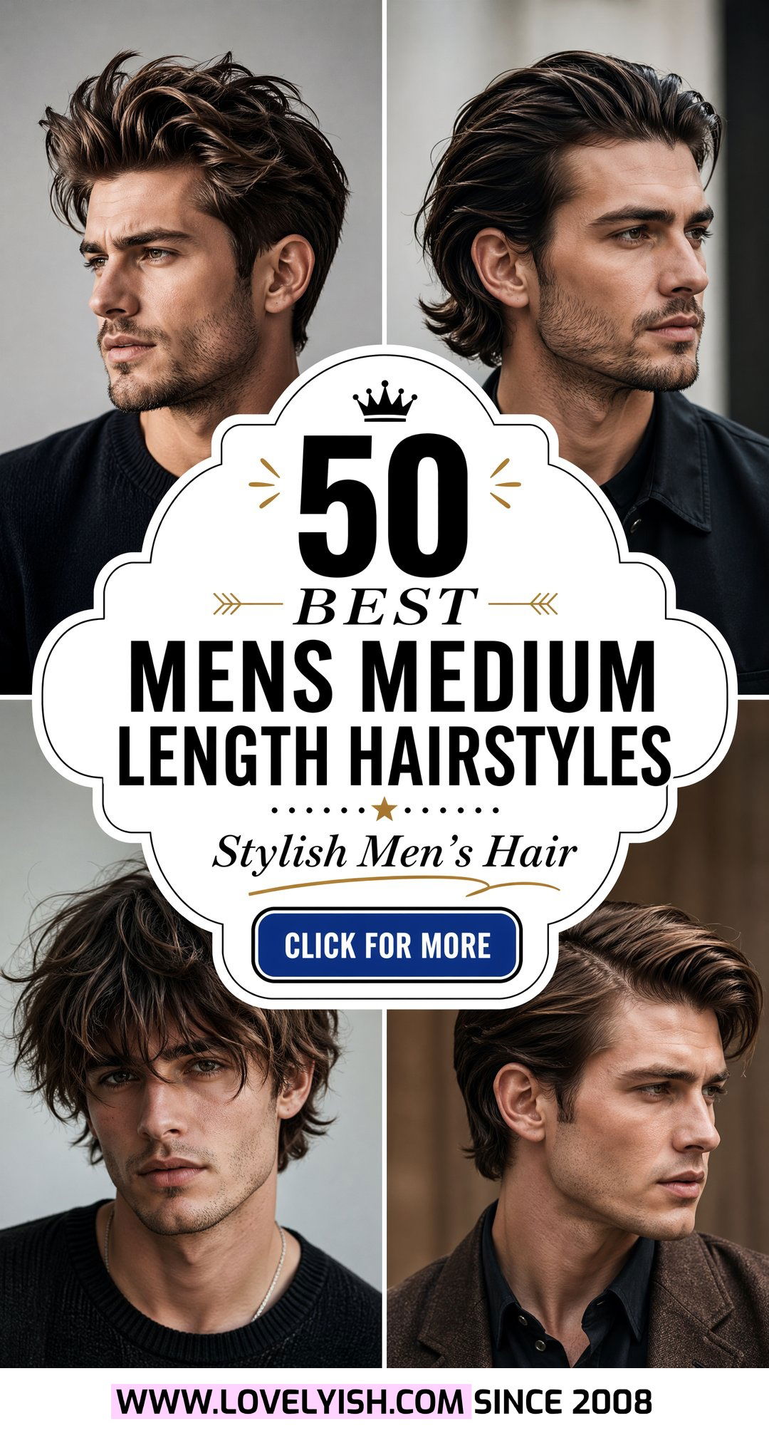 50 Best Mens Medium Length Hairstyles for a Stylish Look - 50 Best Mens Medium Length Hairstyles for a Stylish Look