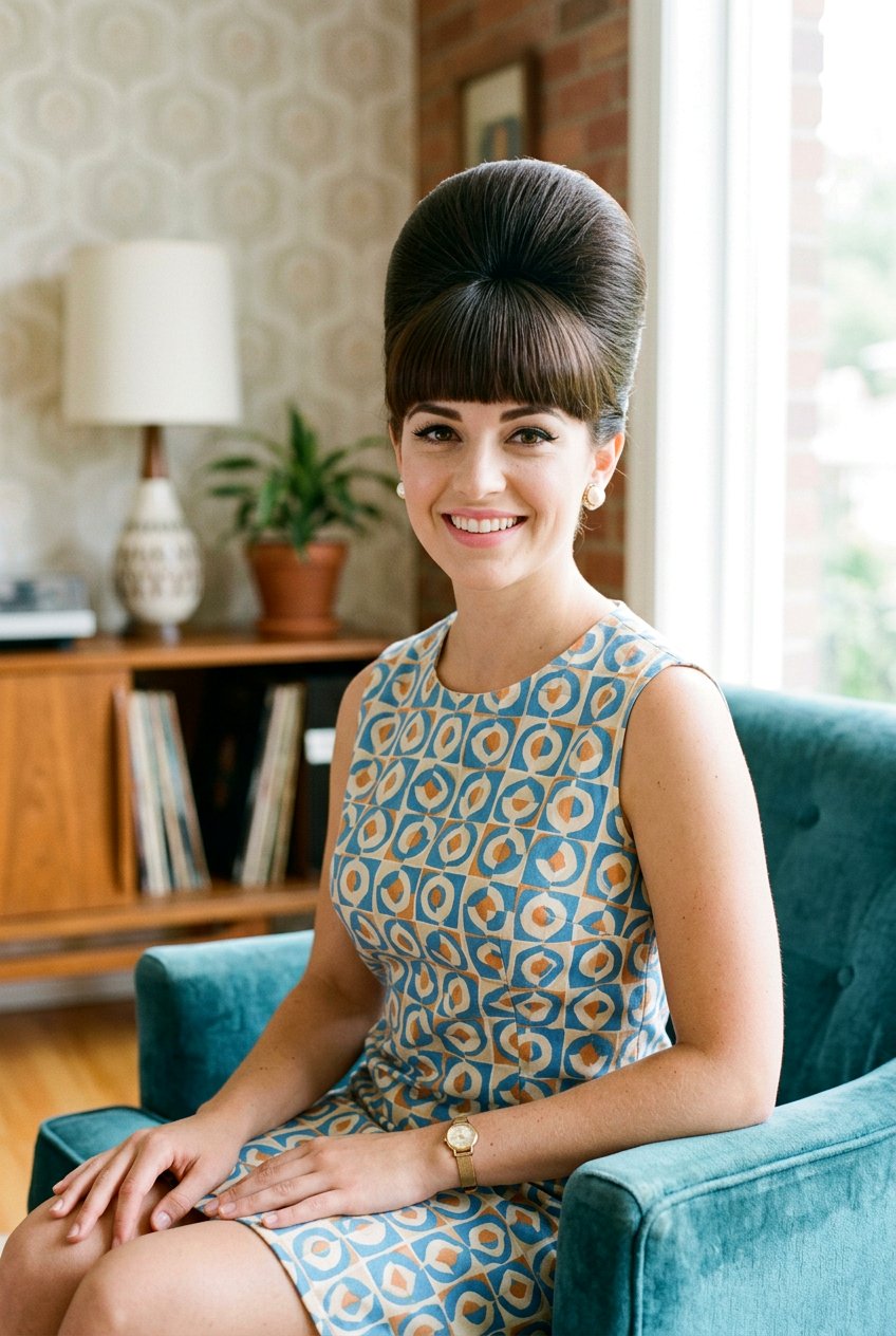 60s Beehive With Bangs - 20 60s beehive hairstyle - 20 60s beehive hairstyle